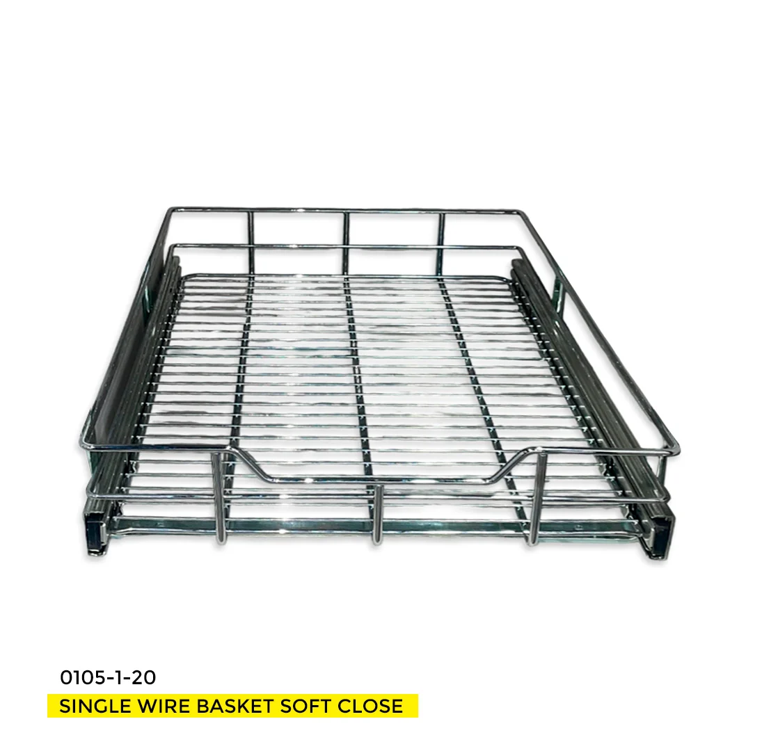 20'' SINGLE WIRE BASKET SOFT CLOSE (H: 6" - W: 20 1/8" - D: 22") - Image 6