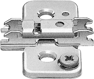 CLIP mounting plates NEW CAM height adjustable mounting plates 9mm Nickel - Image 2