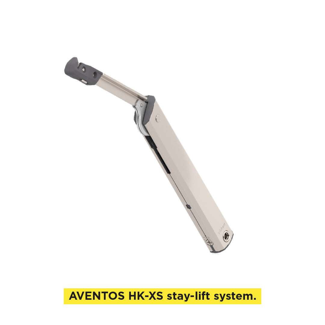 Aventos HK-XS Small Stay Lift, Lift Mechanism, PF=200-1000 (One-Sided Lift Mechanism), Nickel-Plated - Image 6