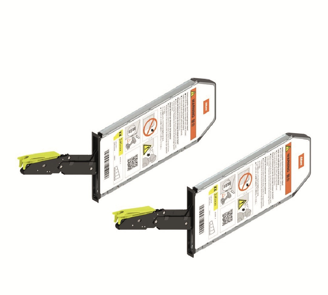 Aventos HKI, Lift Mechanism (Set), PF=420-1610 (With 2 Pieces), Onyx Black