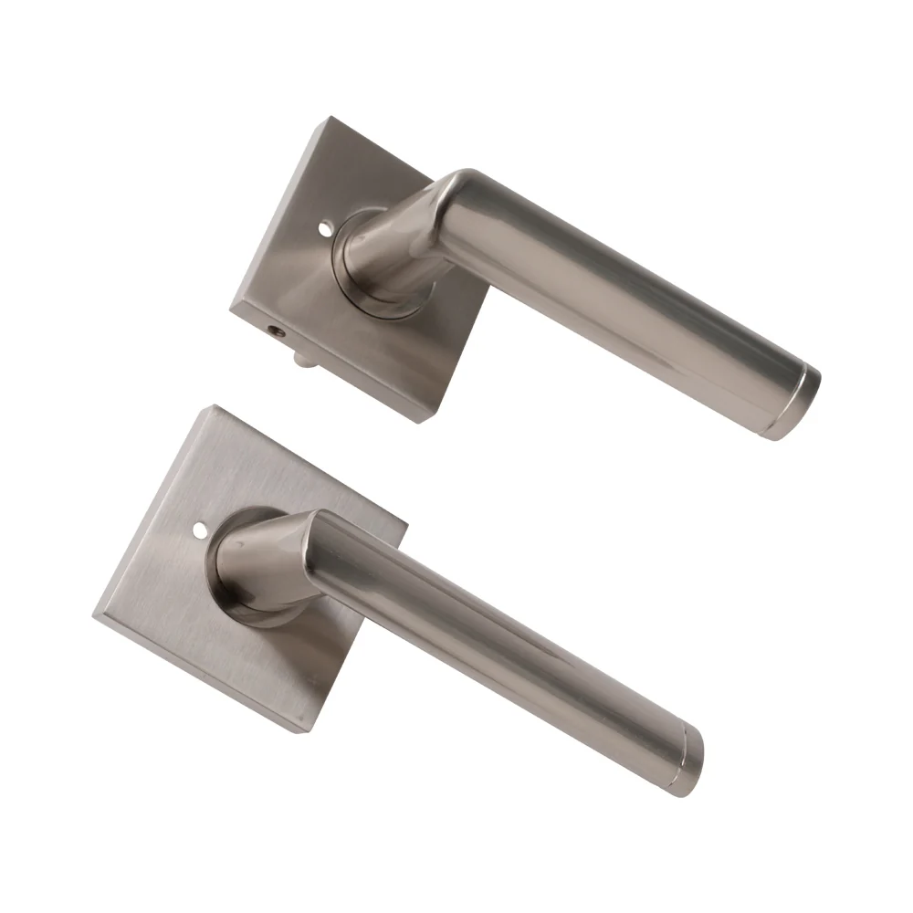 Door Lever Catania Passage Satin Nickel - Image 4