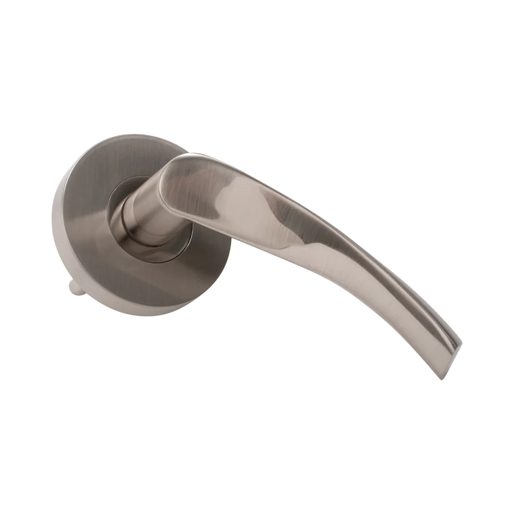 Door Lever Florence Passage Satin Nickel - Image 5