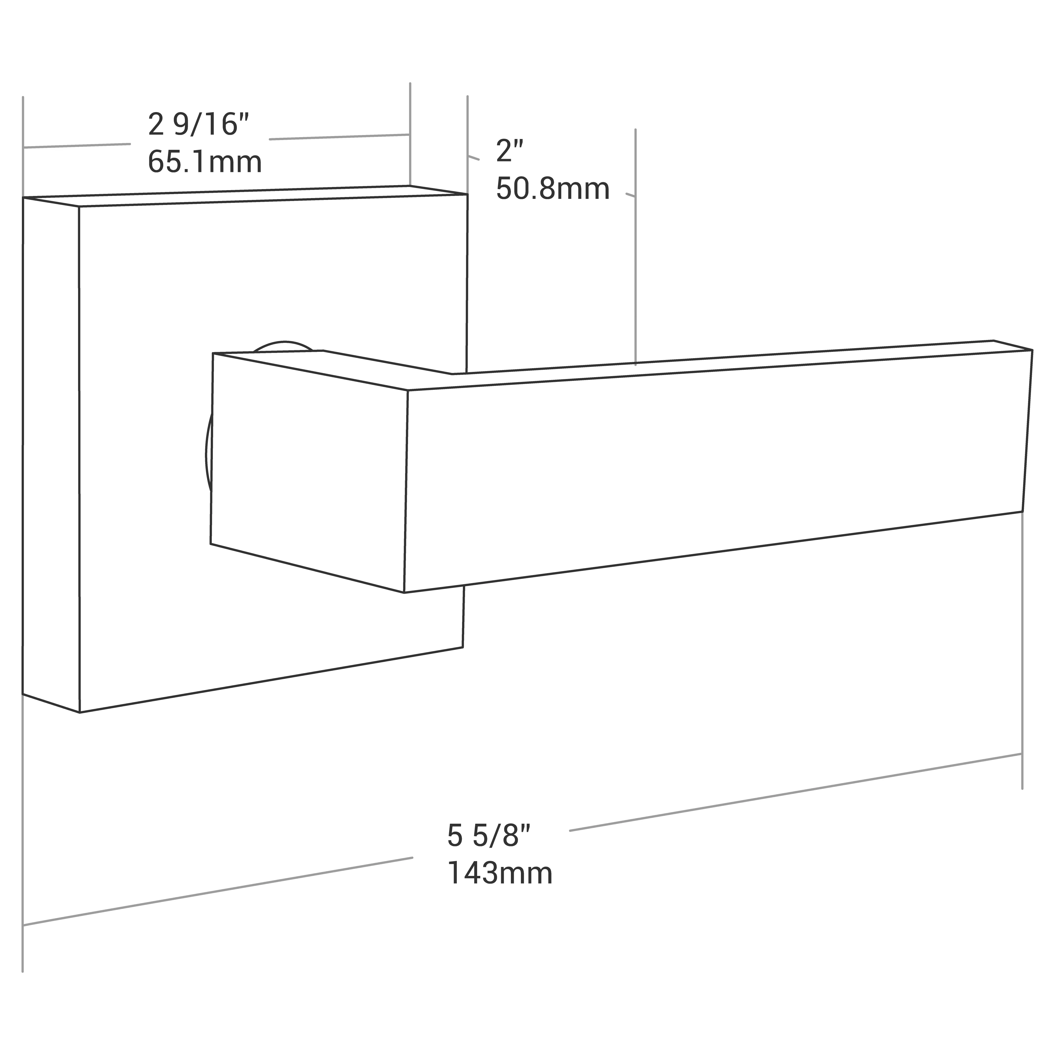 Door Lever Modica Privacy Satin Nickel - Image 6