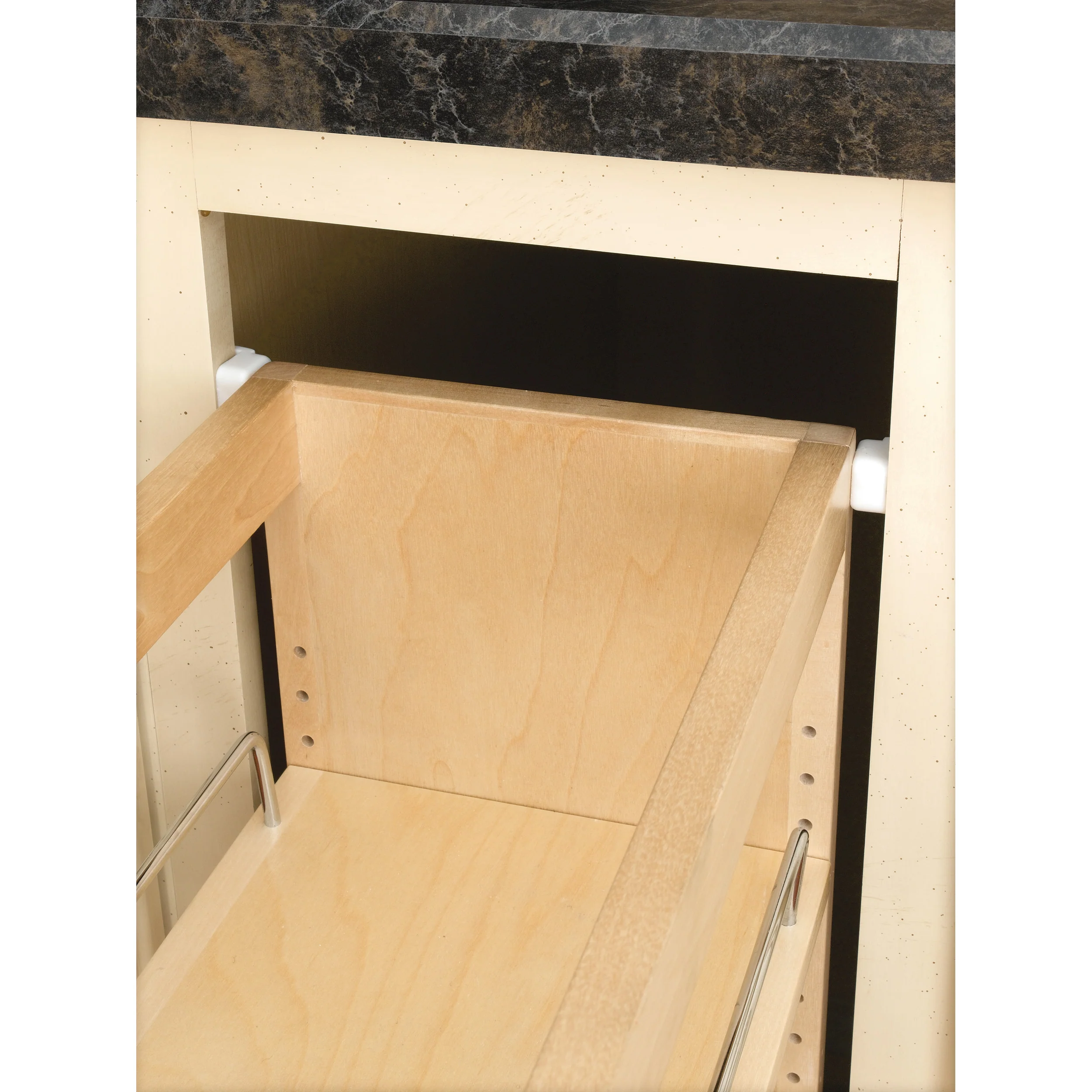 8 in Base Cabinet Organizer Natural  8 in (203 mm) W x 19 in (483 mm) D x 25.5 in (648 mm) H - Image 7