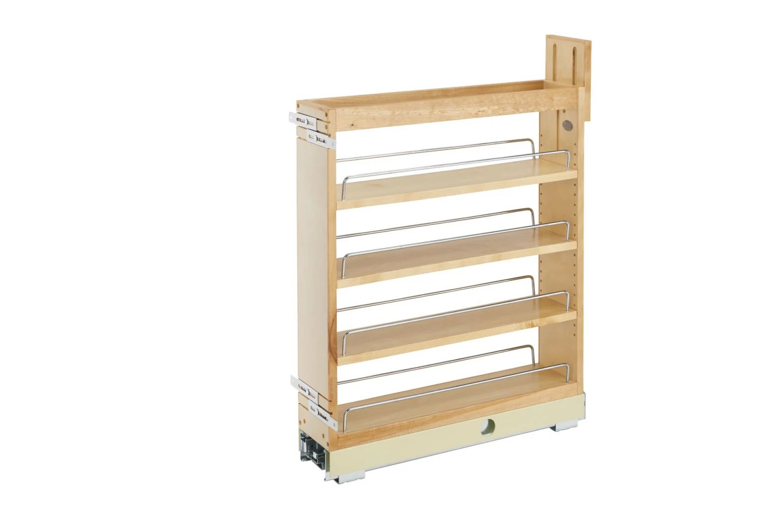 5 in Base Cabinet Organizer Soft-Close Natural 5 in (127 mm) W x 21.65 in (550 mm) D x 25.5 in (648 mm) H - Image 8