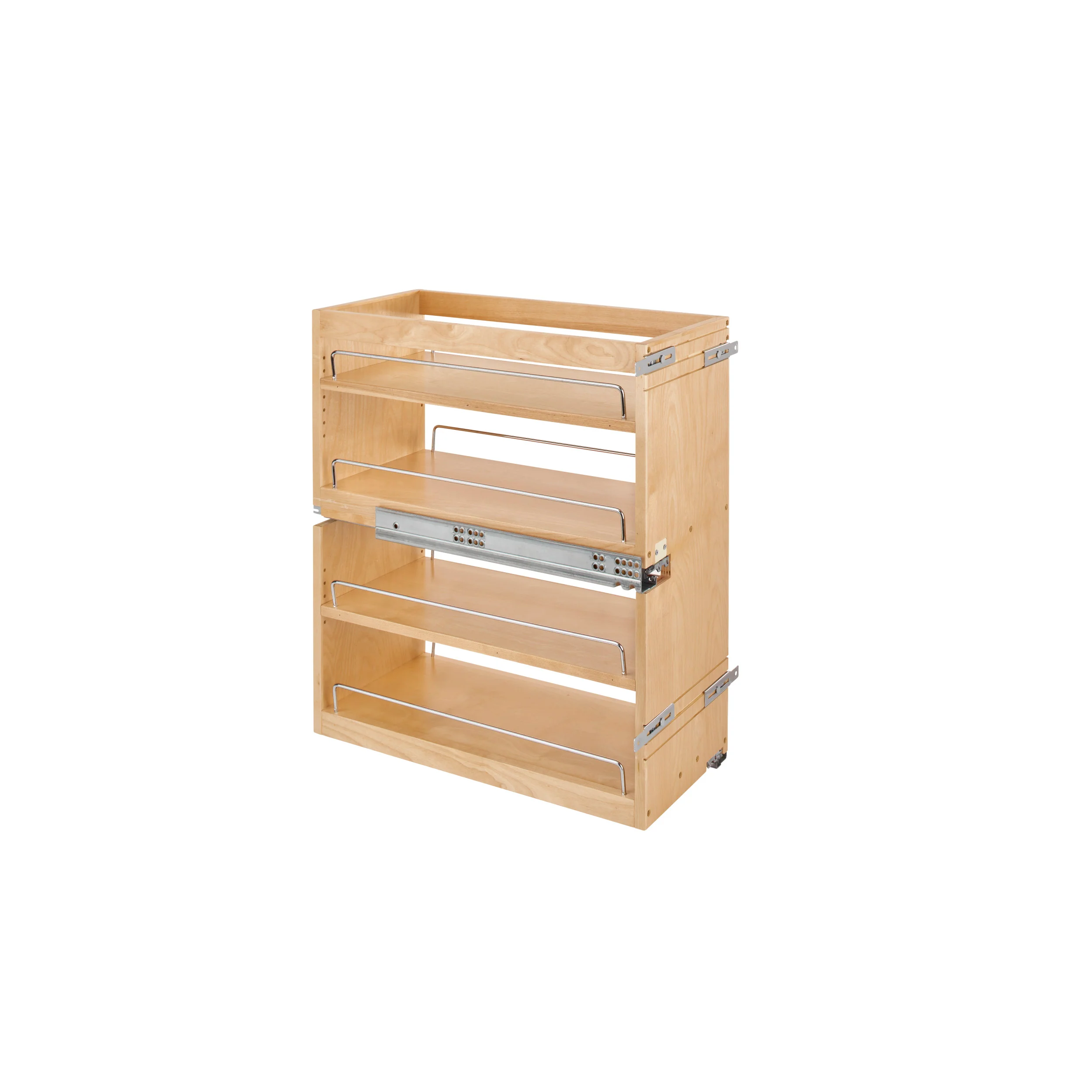 10.5 in Base Cabinet Organizer Soft-Close Natural  10.5 in (267 mm) W x 21.81 in (554 mm) D x 25.25 in (641 mm) H - Image 3