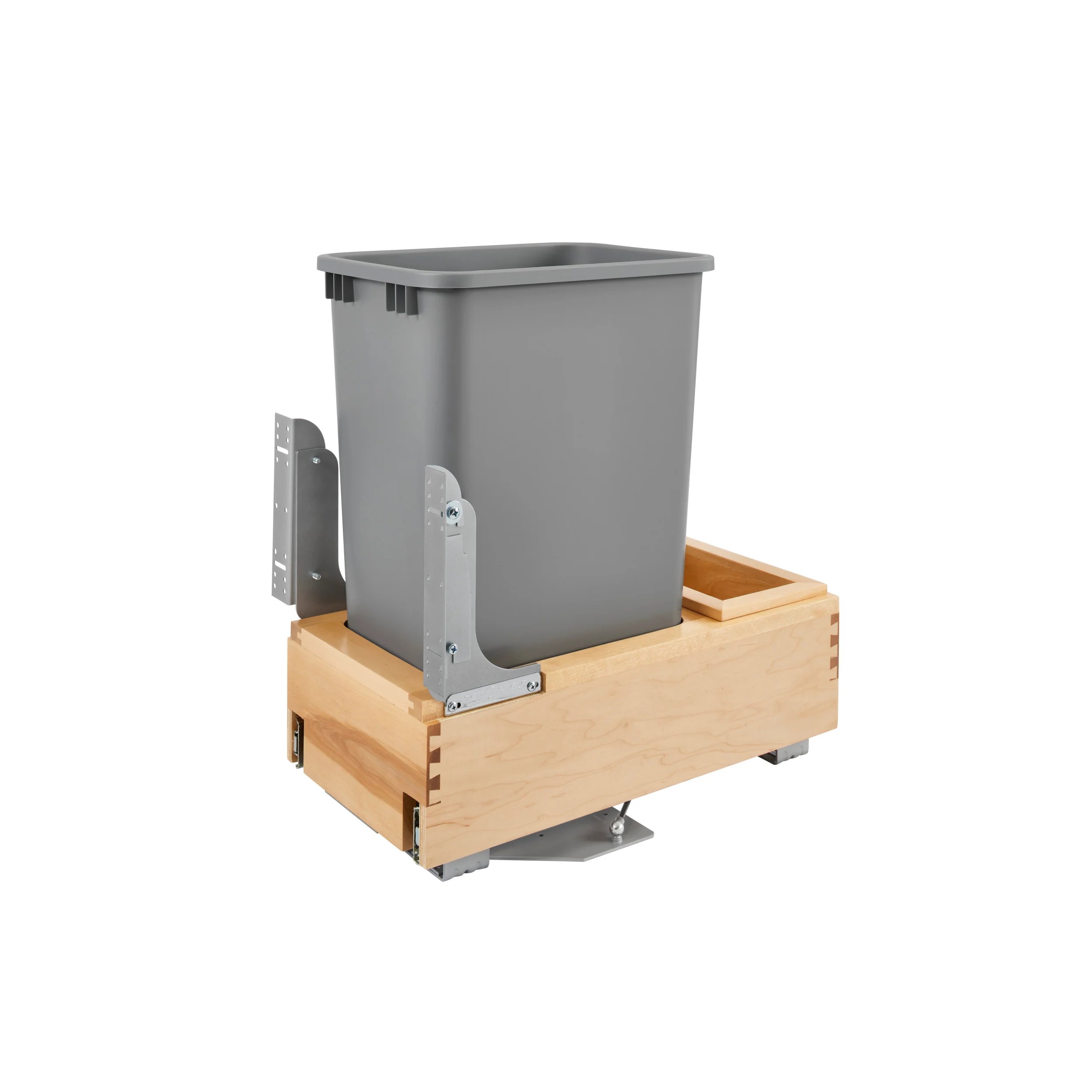 50 Qrt Pull-Out Waste Container Natural  12 in (305 mm) W x 21.75 in (552 mm) D x 23.19 in (589 mm) H - Image 2