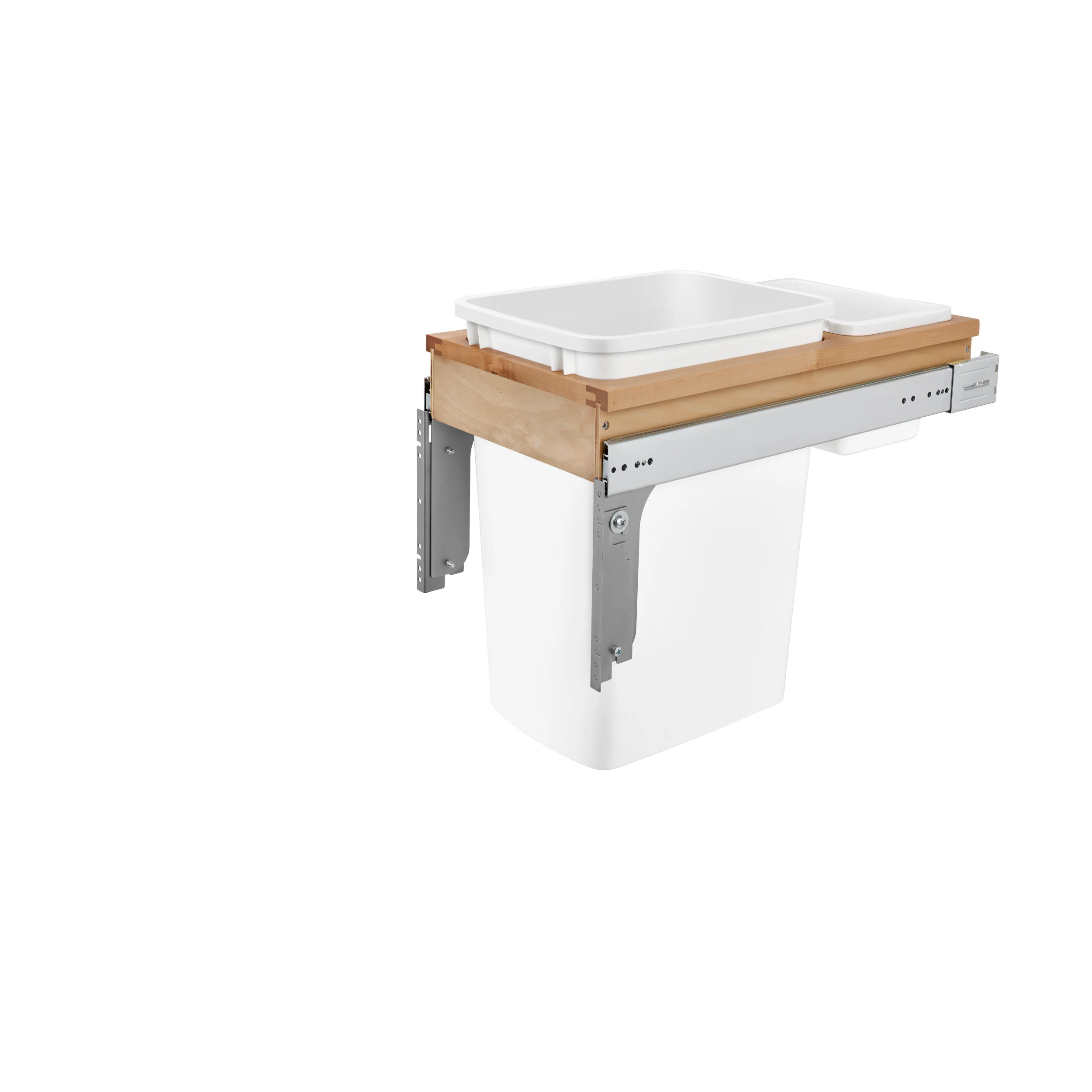 35 Qrt Top mount Waste Container (Full-access) Natural  13.5 in (343 mm) W x 22.75 in (578 mm) D x 17.88 in (454 mm) H - Image 4