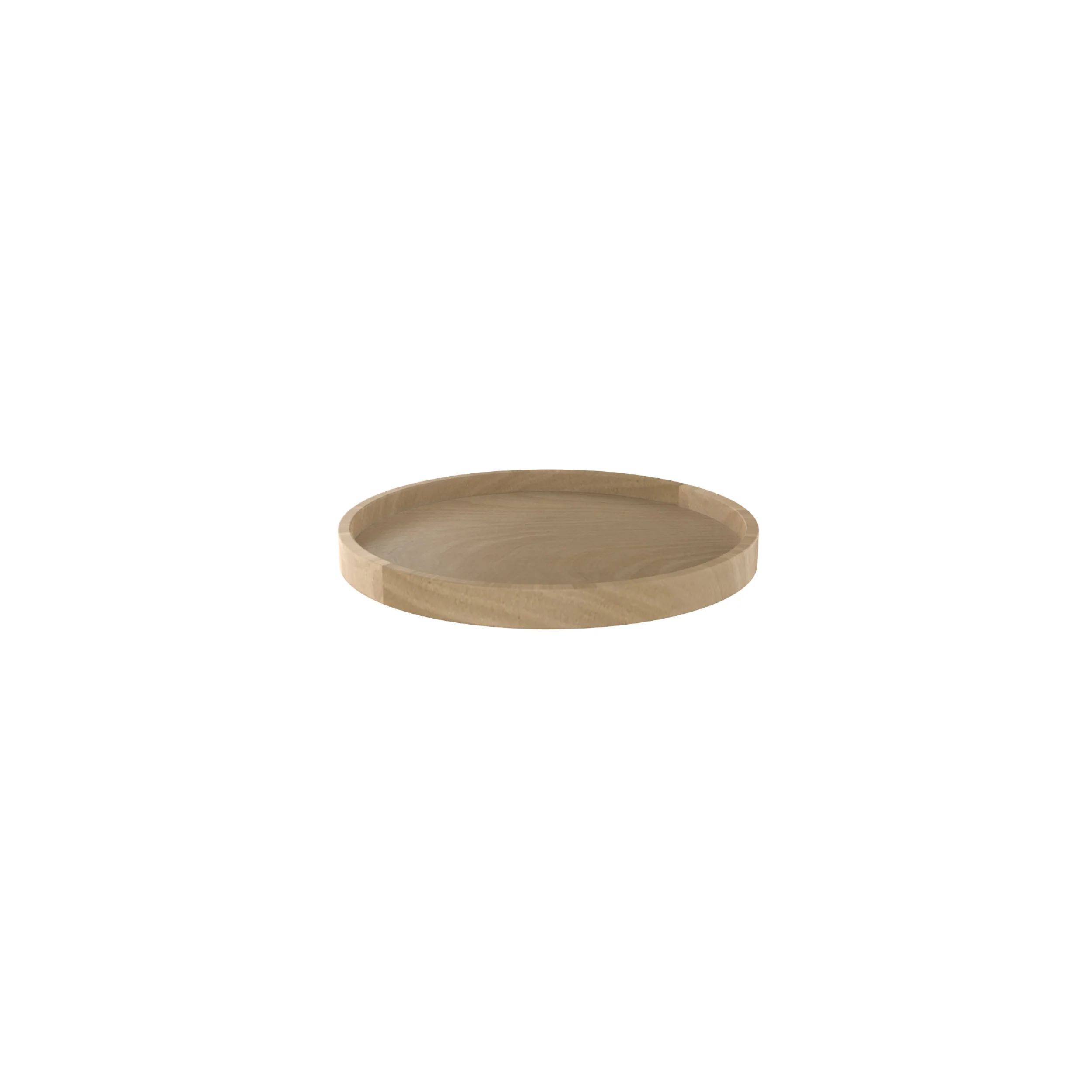 18 in Wood Full Circle Lazy Susan Shelf Only Natural  18 in (457 mm) W x 18 in (457 mm) D x 1.63 in (41 mm) H - Image 2