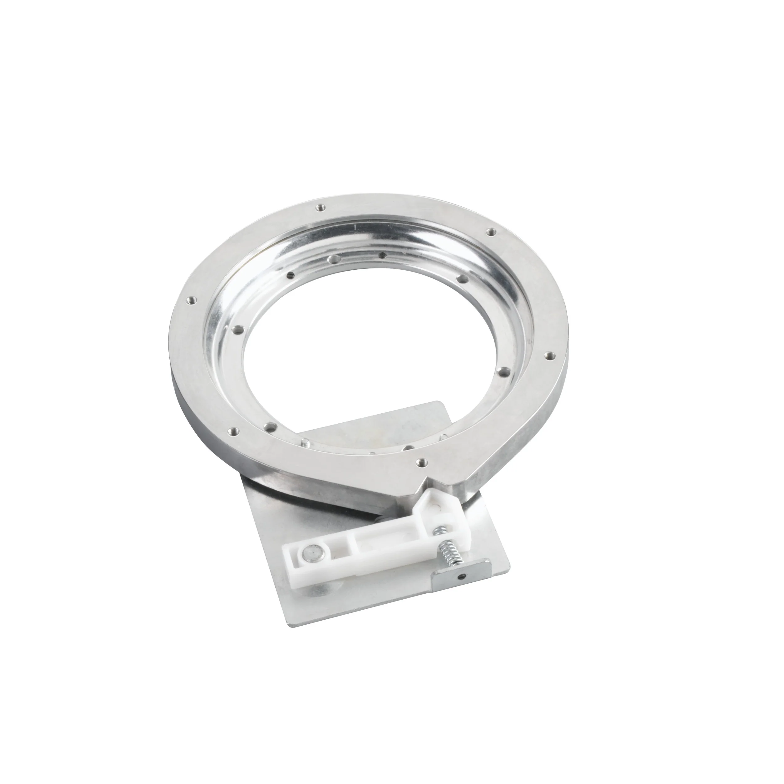 22 in Wood D-Shape Lazy Susan w/Swivel Bearing Natural 22 in (559 mm) W x 22 in (559 mm) D x 2.38 in (60 mm) H - Image 3