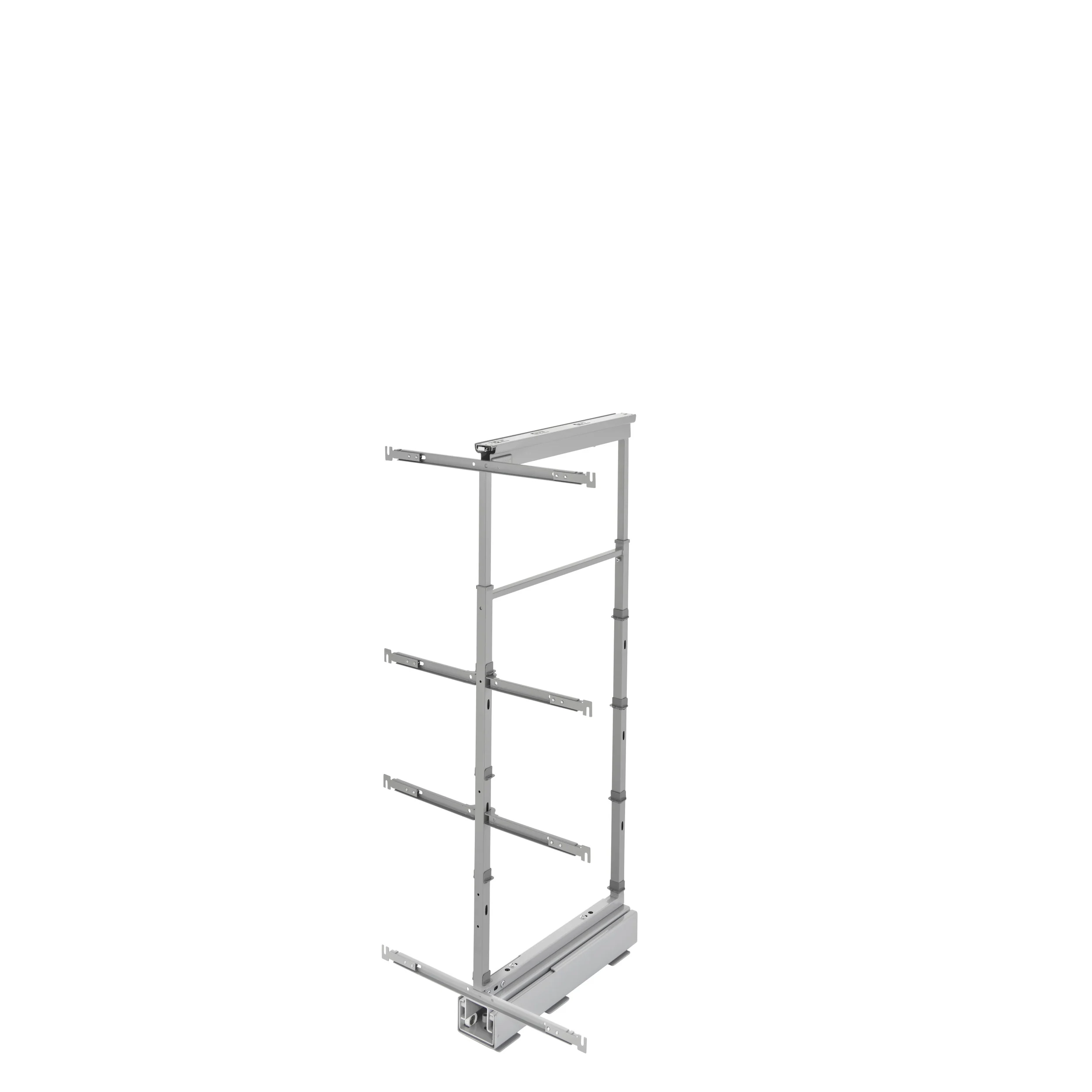 16 in Chrome Solid Bottom Pantry Pullout Soft Close Natural 16.25 in (413 mm) W x 21.69 in (551 mm) D x 43.41 in (1103 mm) H - Image 5