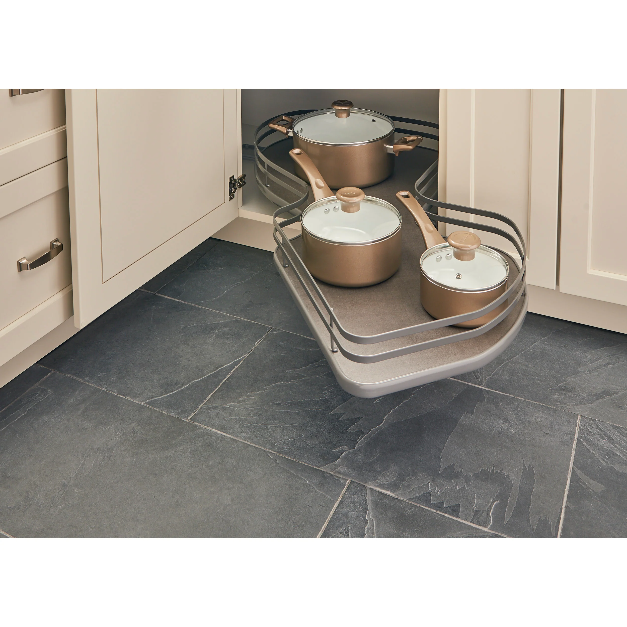 15 in Single-Tier Organizer for a Blind Right Gray  33 in (838 mm) W x 21.85 in (555 mm) D x 6.5 in (165 mm) H - Image 3