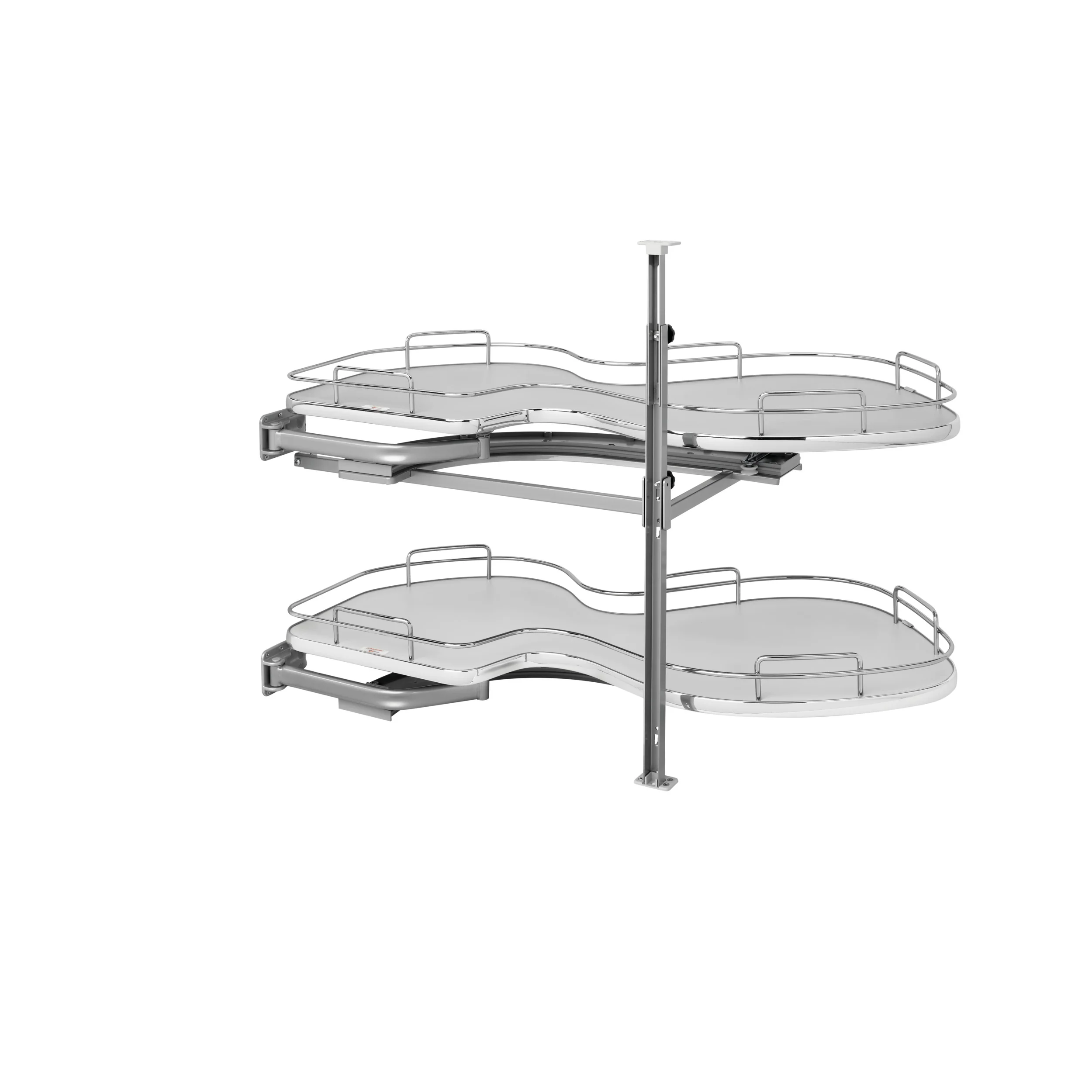 18 in Two-Tier Organizer for a Blind Right Gray 37.63 in (956 mm) W x 21.56 in (548 mm) D x 24.44 in (621 mm) H - Image 6