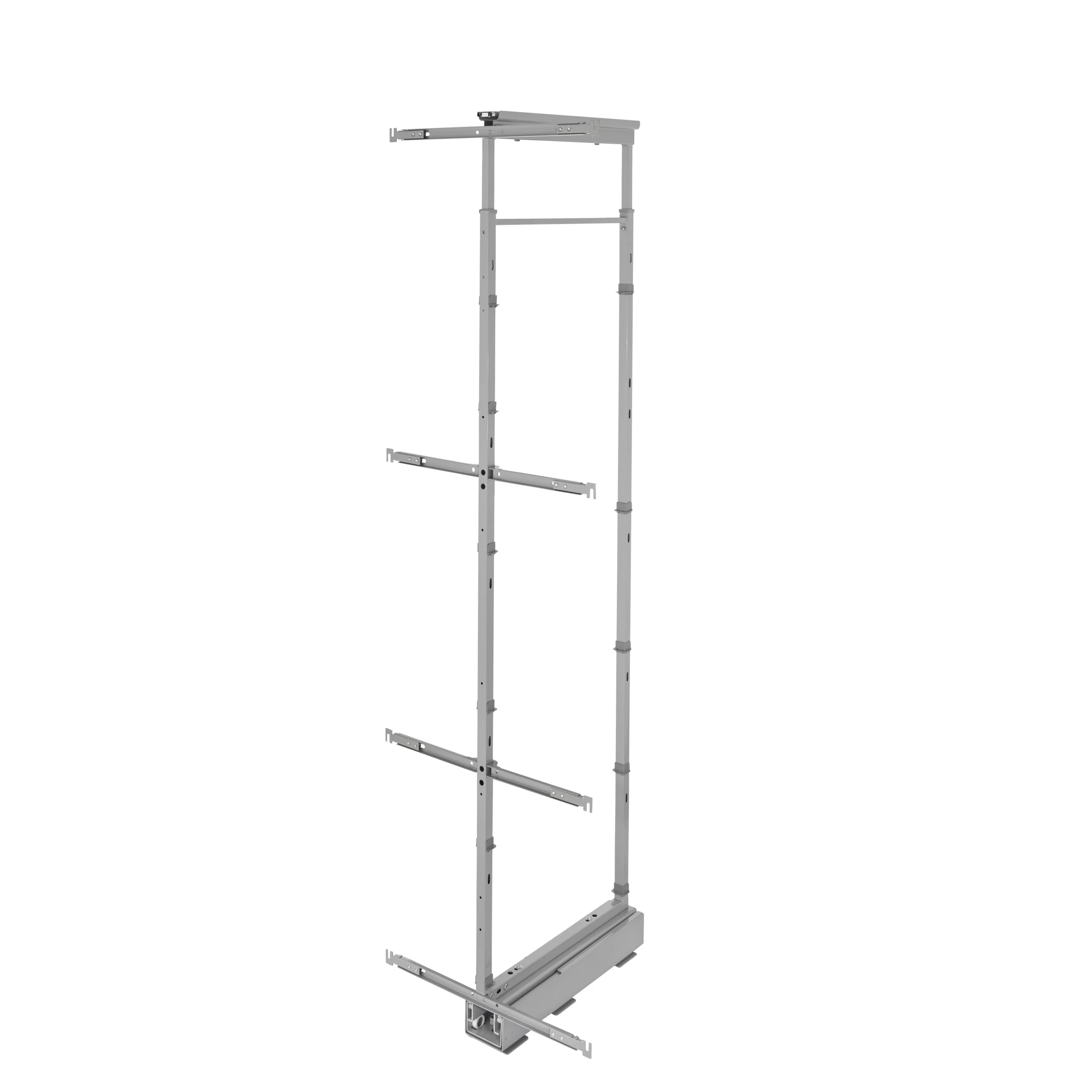 16 in Chrome Solid Bottom Pantry Pullout Soft Close Natural  16.25 in (413 mm) W x 21.69 in (551 mm) D x 73.63 in (1870 mm) H - Image 6