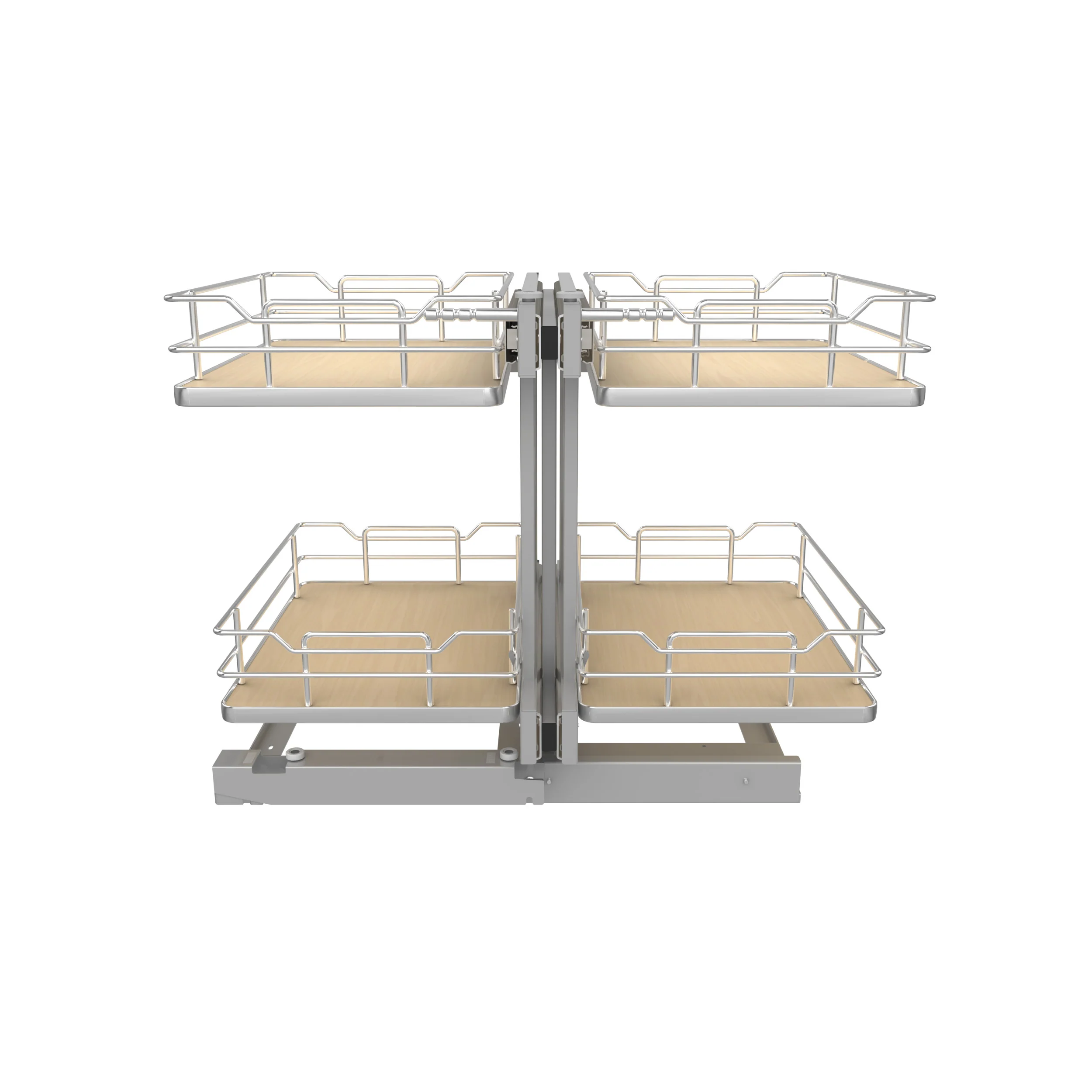 15 in Maple Blind Corner Organizer Soft-Close Natural  26.25 in (667 mm) W x 20.25 in (514 mm) D x 21 in (533 mm) H - Image 12