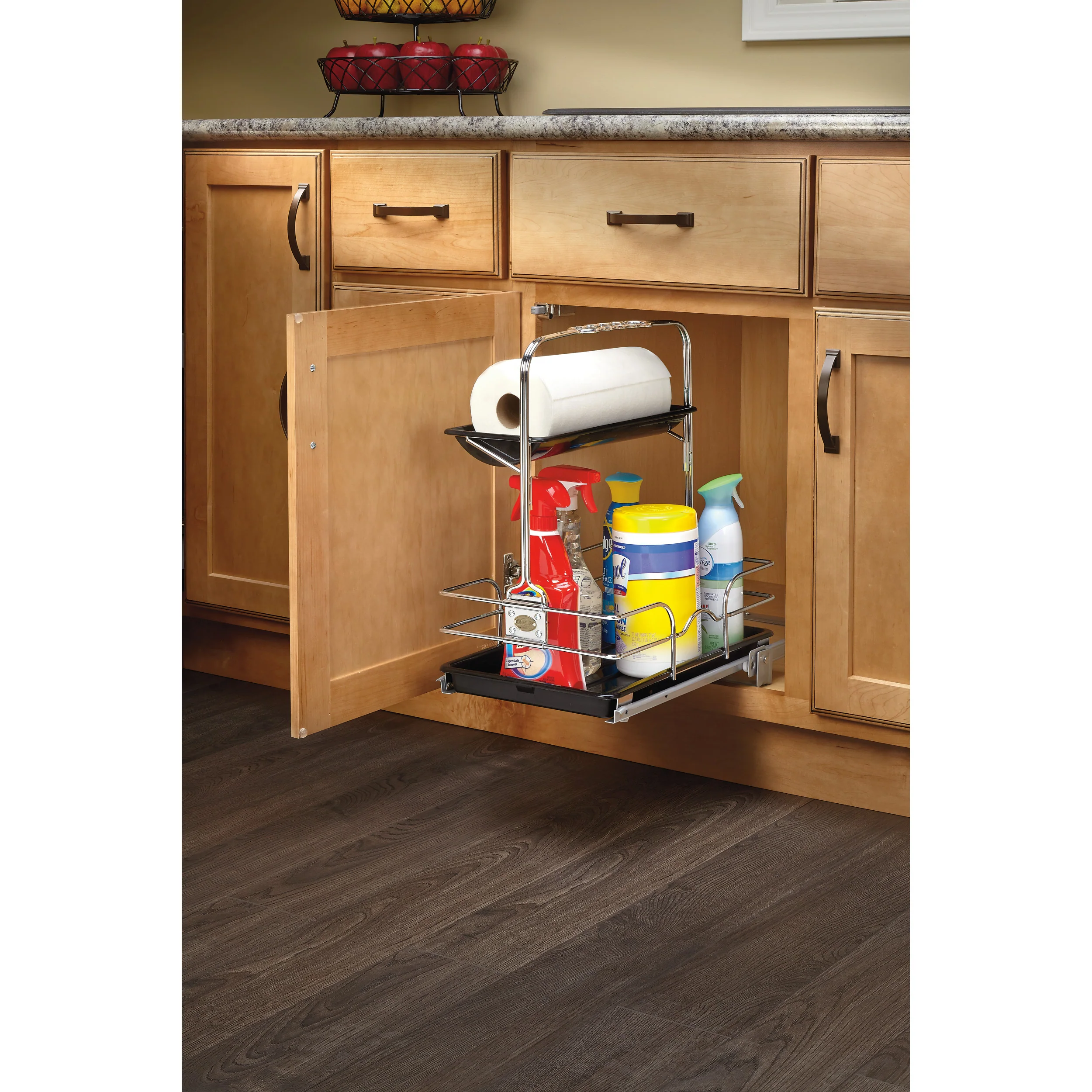 Undersink Cleaning Caddy Chrome 11.25 in (286 mm) W x 16.25 in (413 mm) D x 19.5 in (495 mm) H - Image 7