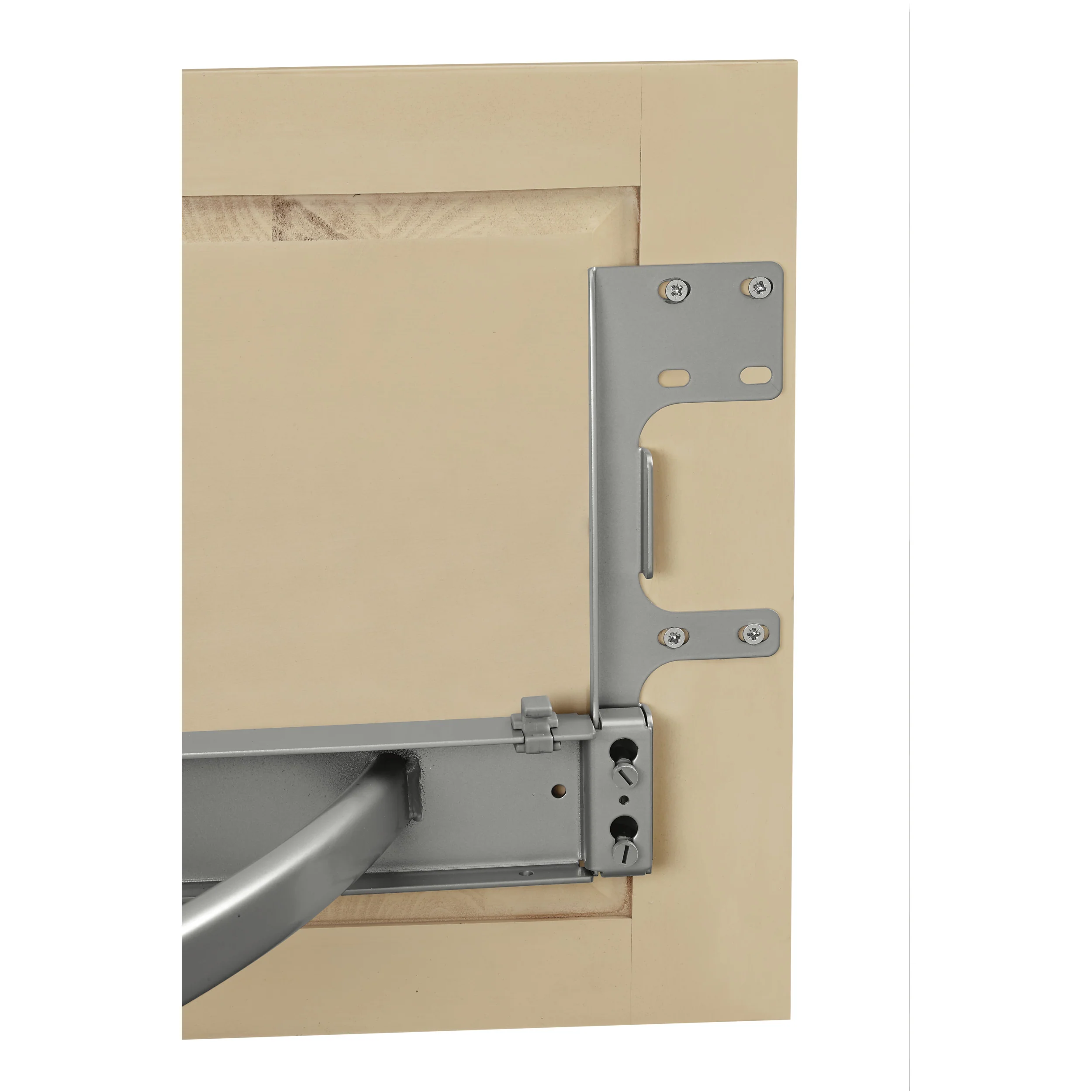 18 in Two-Tier Curve Organizer for a Blind Left Chrome 16 in (406 mm) W x 35.75 in (908 mm) D x 19.75 in (502 mm) H - Image 3