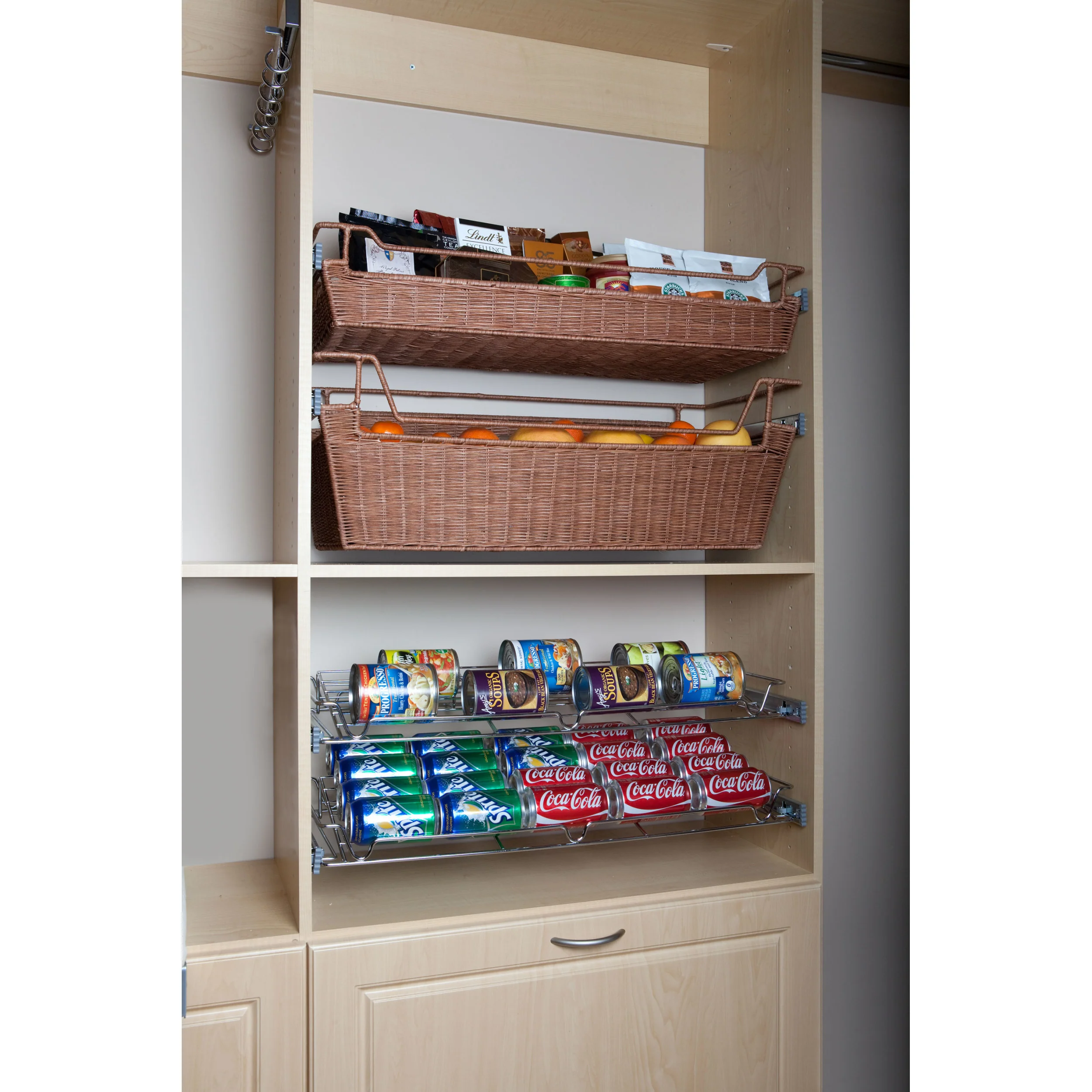 30 in Deluxe Sliding Spice/Can Rack Chrome 30 in (762 mm) W x 14 in (356 mm) D x 2.36 in (60 mm) H - Image 5