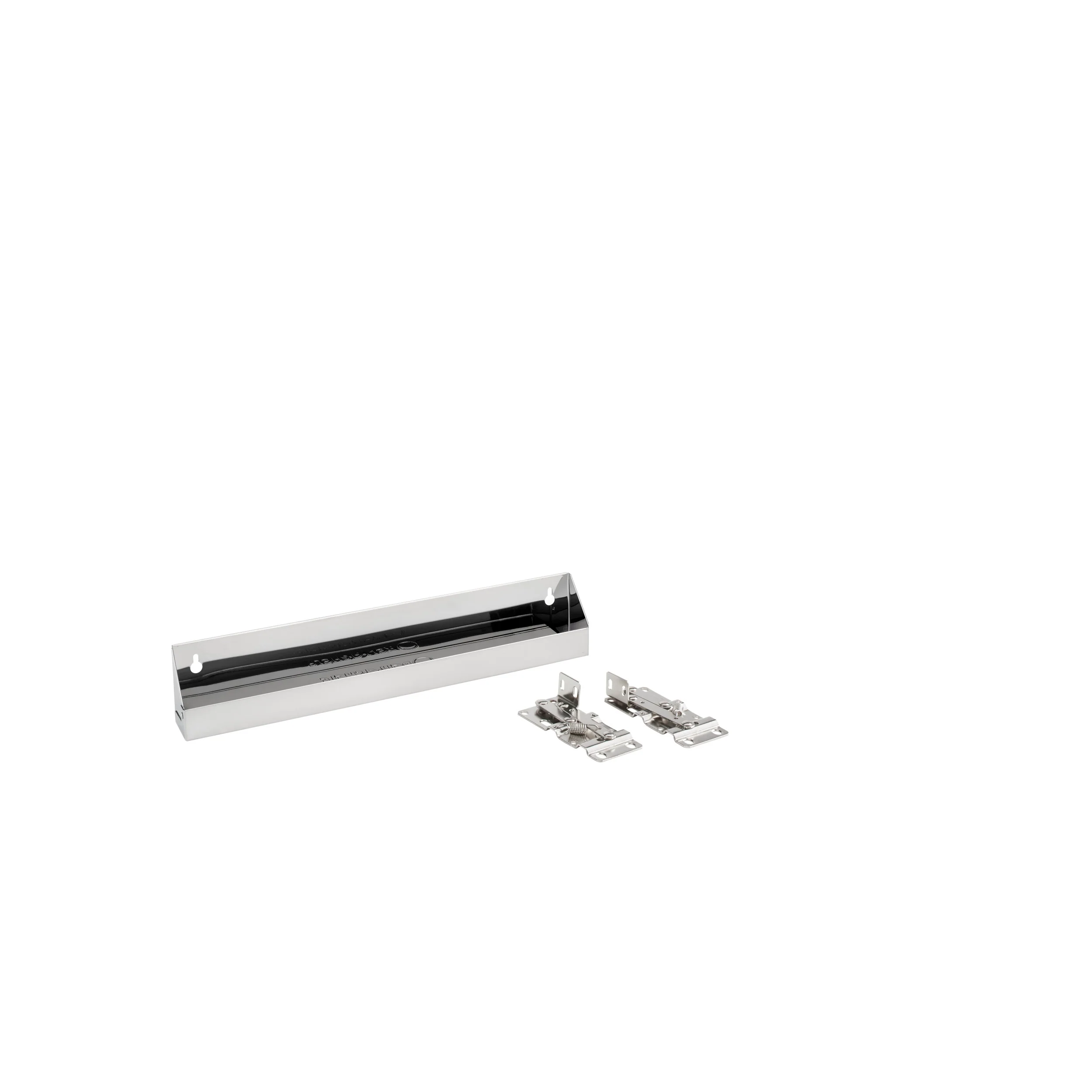 16 in Stainless Steel Tip-Out Tray Silver 16 in (406 mm) W x 1.69 in (43 mm) D x 3 in (76 mm) H - Image 3