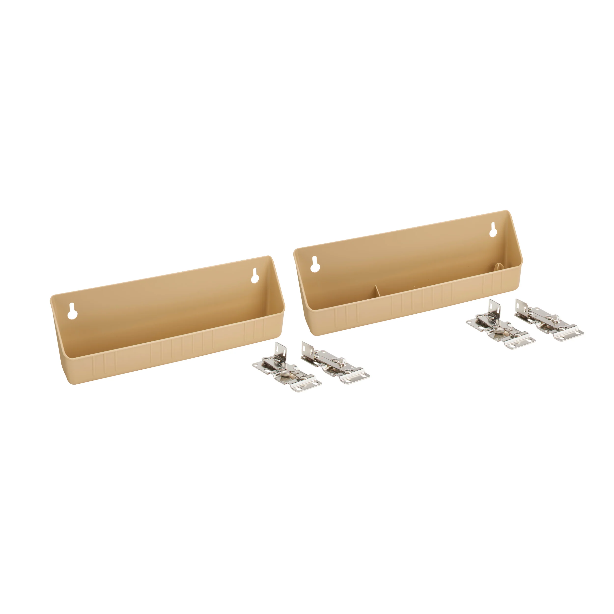 11 in Almond Polymer Tip-Out Accessory Trays Almond 11 in (279 mm) W x 2.13 in (54 mm) D x 3.81 in (97 mm) H - Image 3