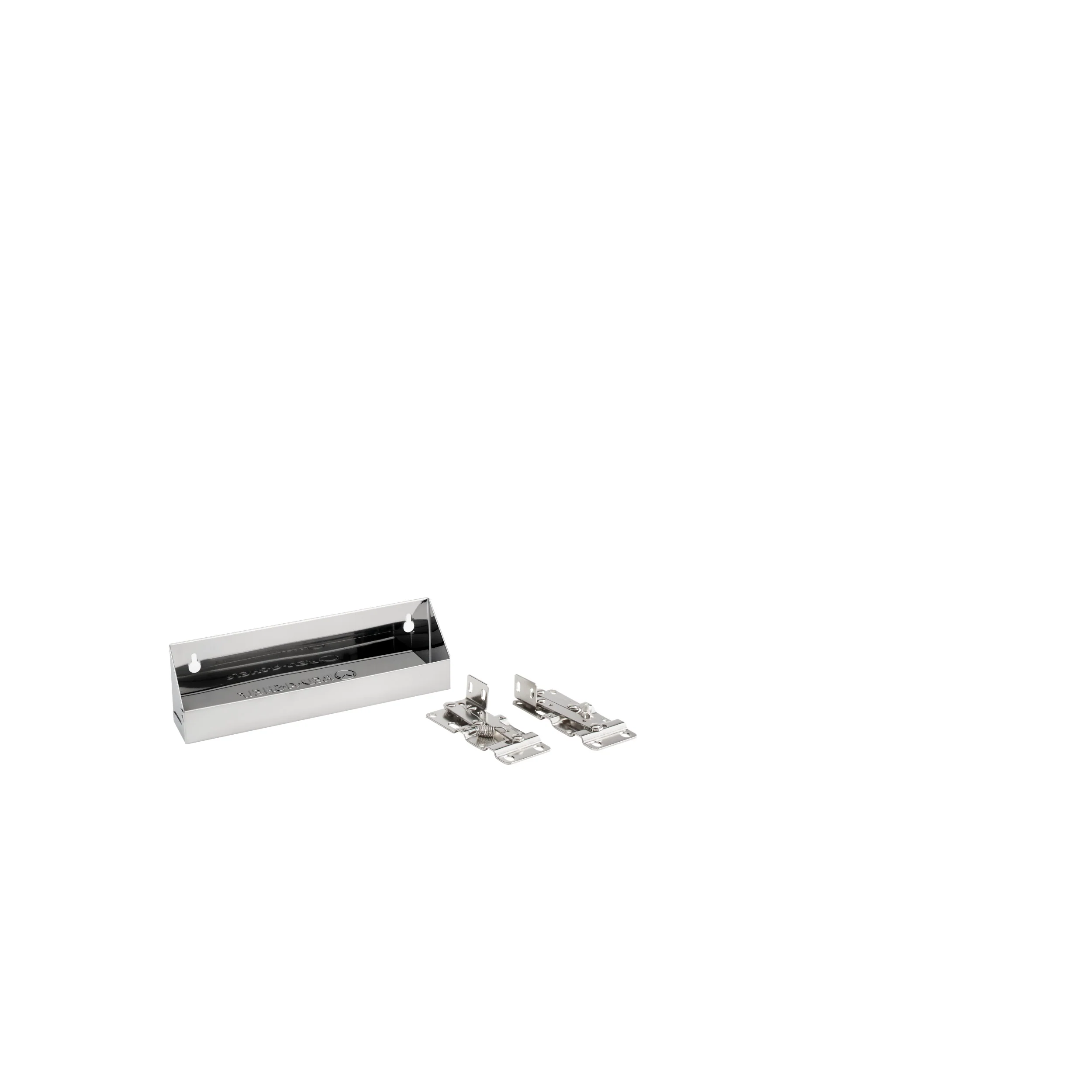 10 in Stainless Steel Tip-Out Tray Silver 10 in (254 mm) W x 2.13 in (54 mm) D x 3 in (76 mm) H - Image 4