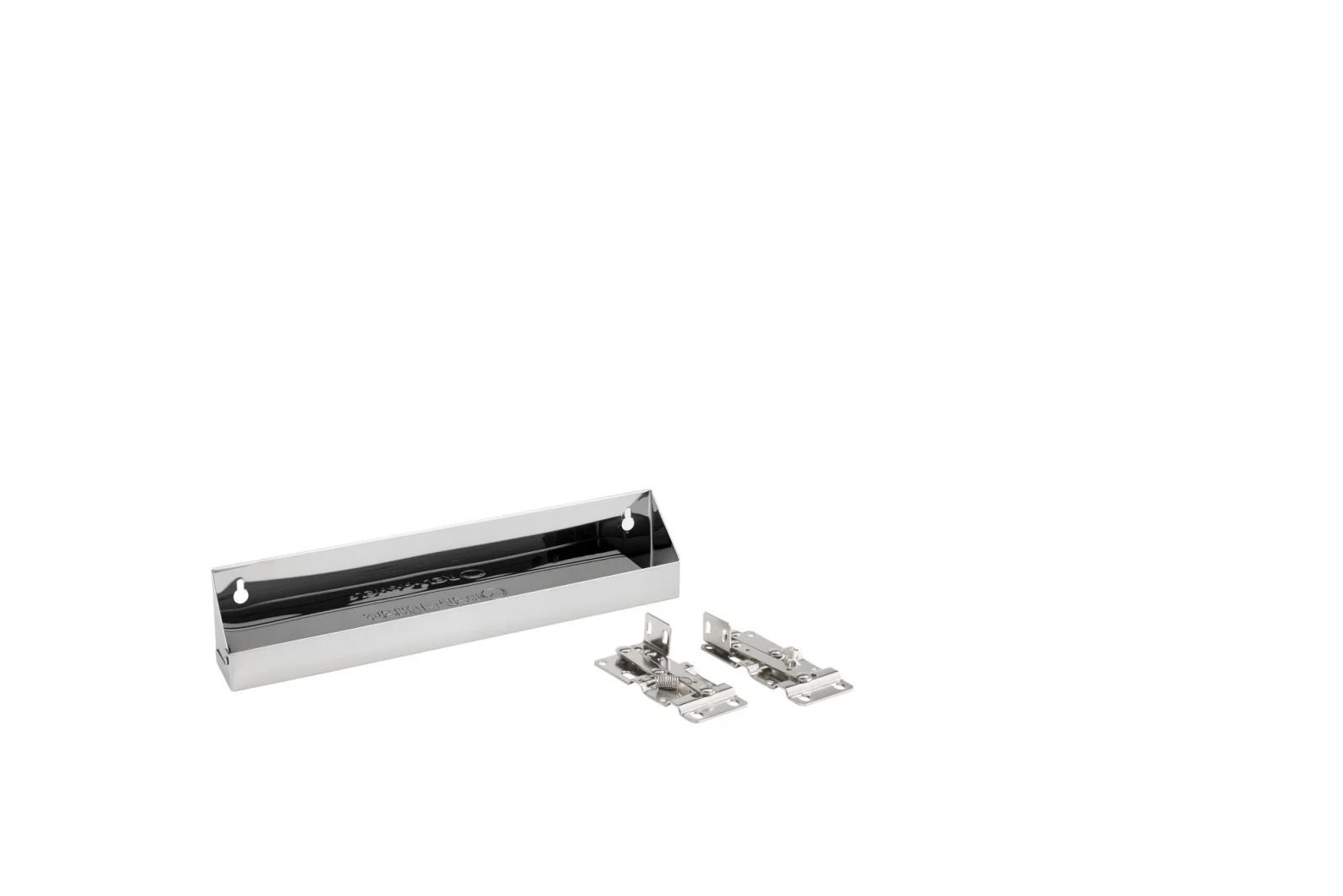 14-1/4 in Stainless Steel Tip-Out Tray Silver 14.25 in (362 mm) W x 2.13 in (54 mm) D x 3 in (76 mm) H