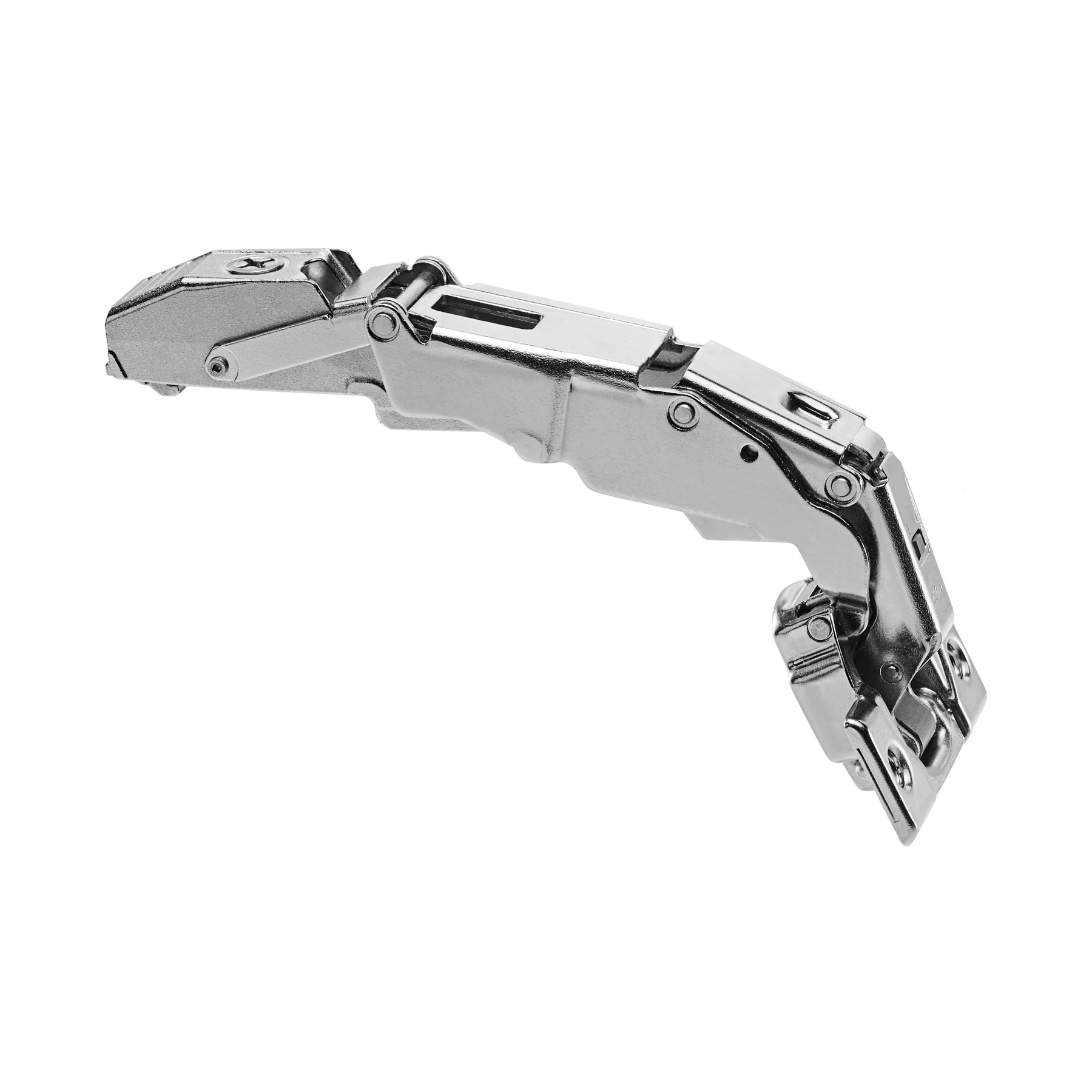 Blum CLIP top 125° zero protrusion hinges for thick doors Screw-on Nickel - Image 2