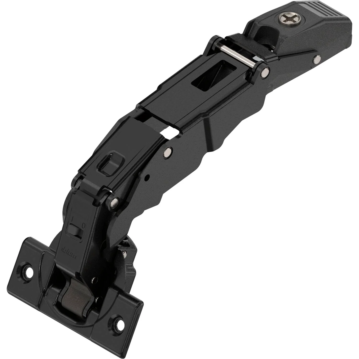 Blum CLIP top BLUMOTION 155° zero protrusion hinges Soft-close Full overlay Onyx Black - Image 3