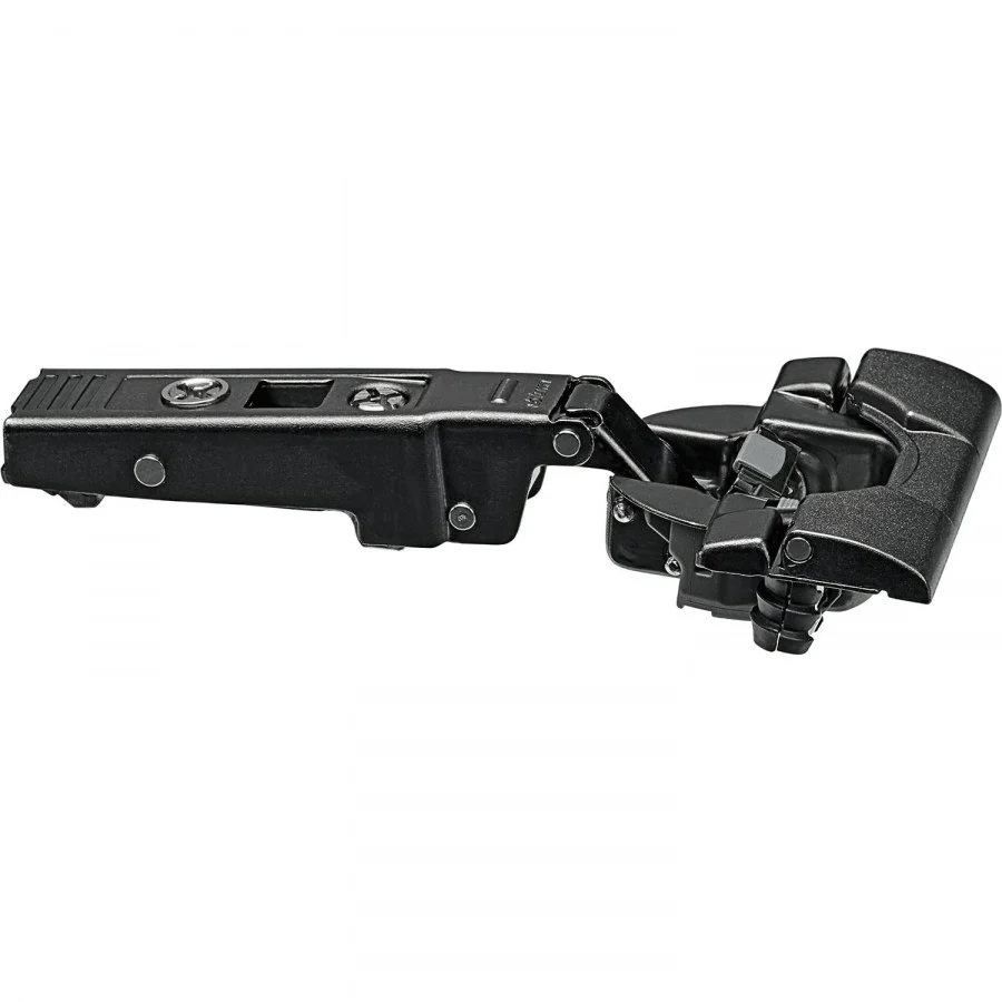 Blum CLIP top BLUMOTION 95° thick door hinges Full overlay Onyx Black - Image 3