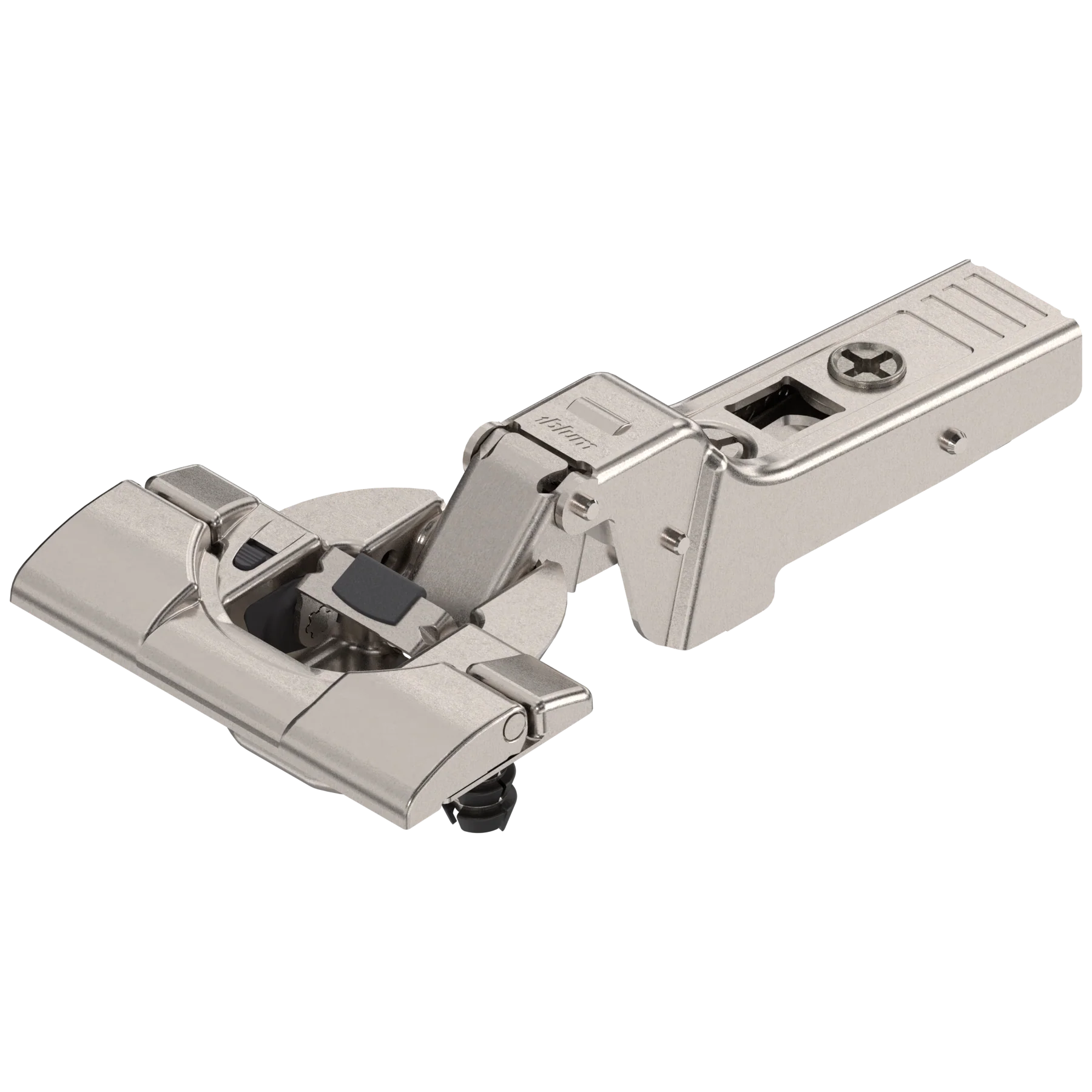 Blum CLIP top BLUMOTION 95° thick door hinges Half overlay Nickel