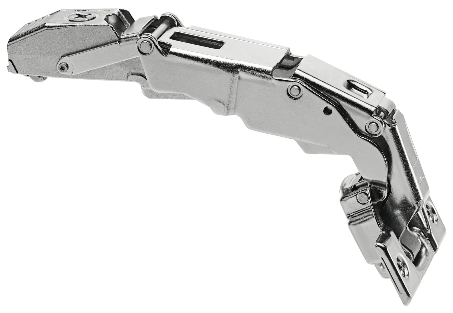 Blum CLIP top 155° zero protrusion hinges Self-closing Full overlay Nickel - Image 2
