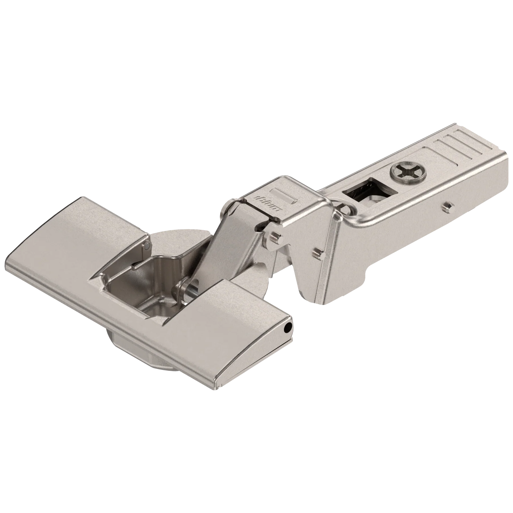Blum CLIP top 95° thick door hinges Self-closing Half overlay Nickel
