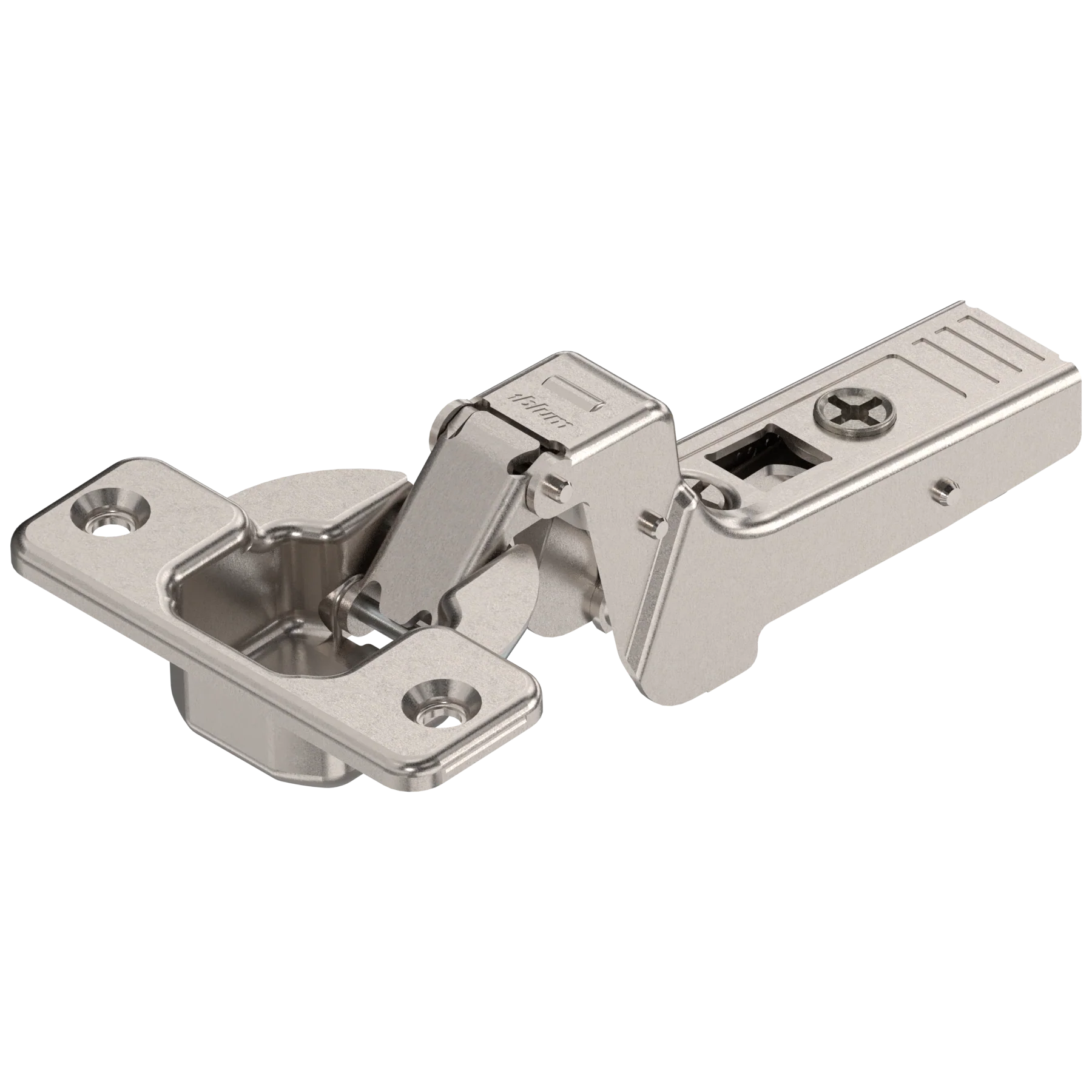 Blum CLIP top 95° thick door hinges Self-closing Inset Nickel