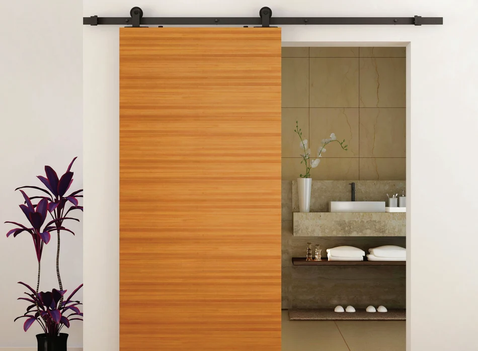 BARN DOOR FLUSH HANDLE 203X53MM SATIN NI - Image 3