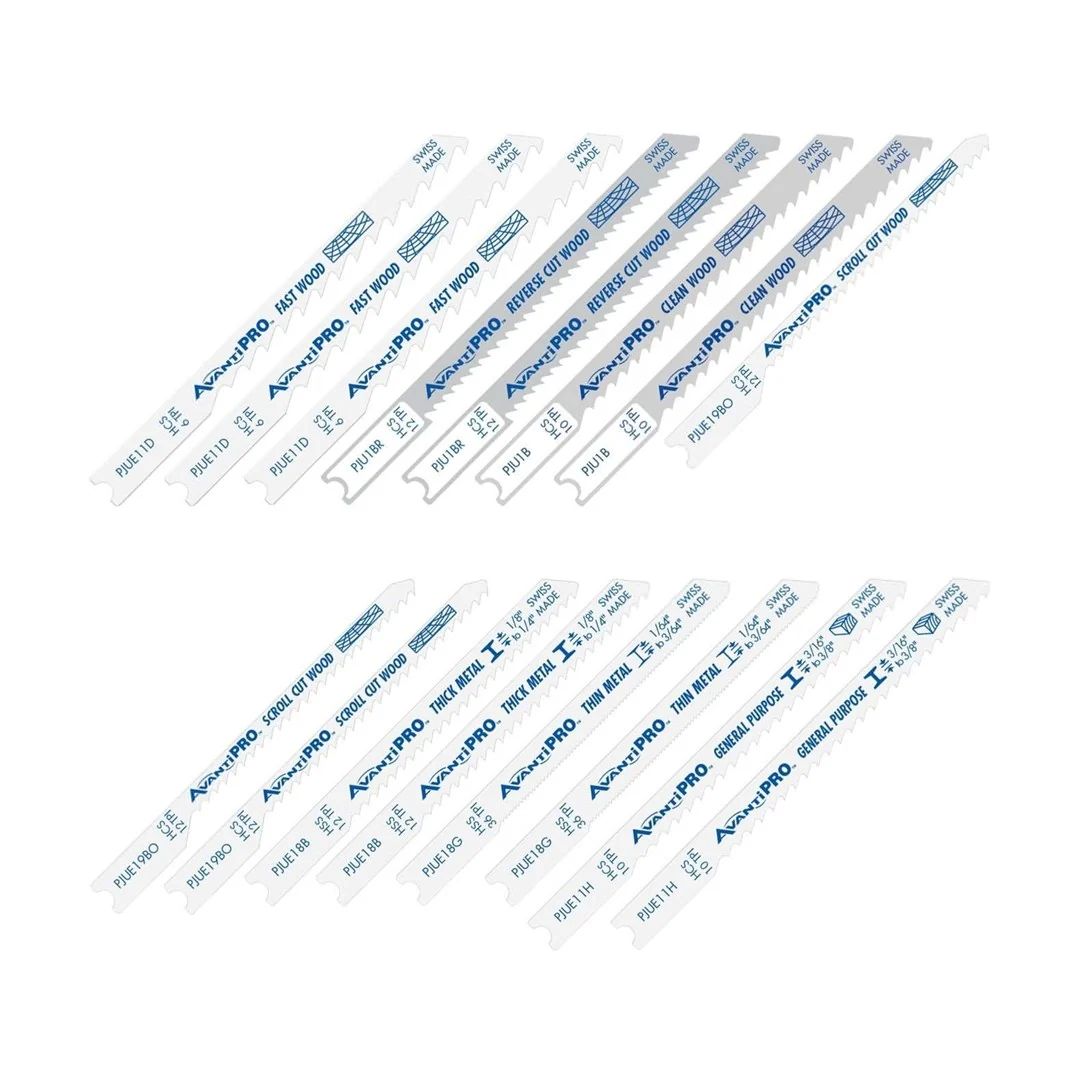 Avantipro U-Shank Jig Saw Blade Set - Image 2