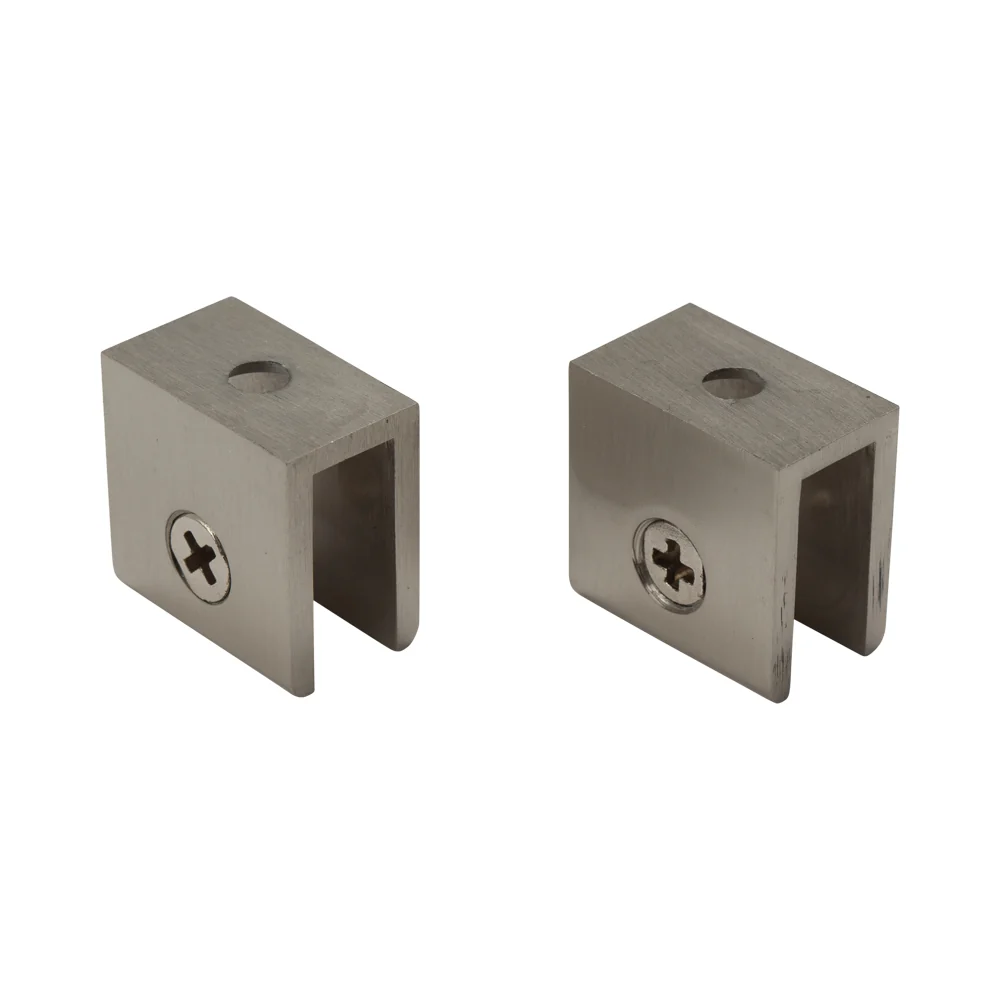 Glass Shelf Support Brushed Nickel - Image 5