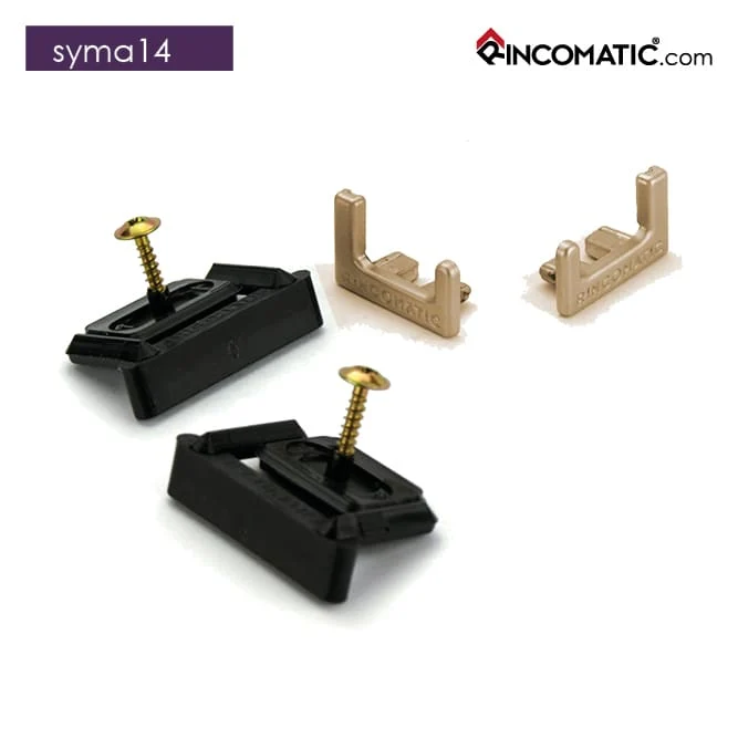 Set of End Caps Syma14 ( L+R End Caps +2clips +2screws) Matt Gold