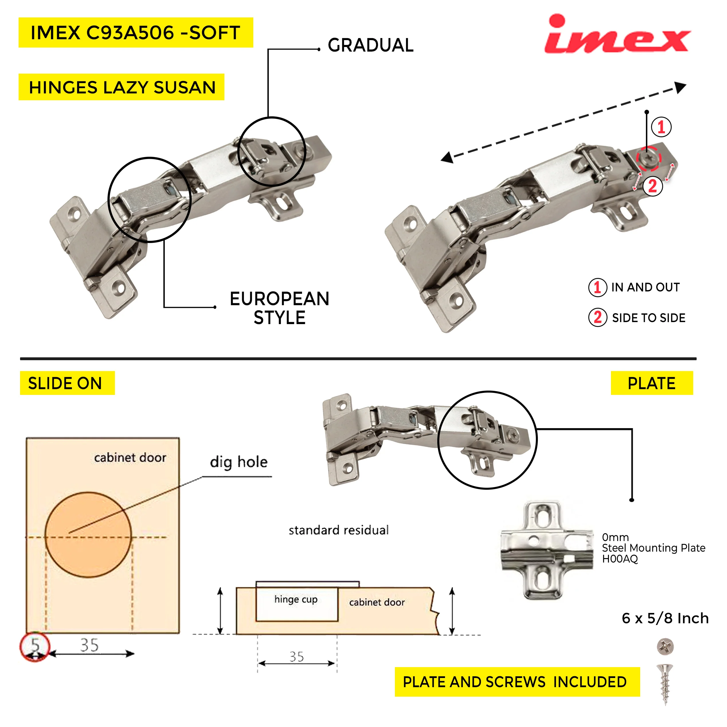 Soft-Close Hinge 165° Opening Angle - Image 6