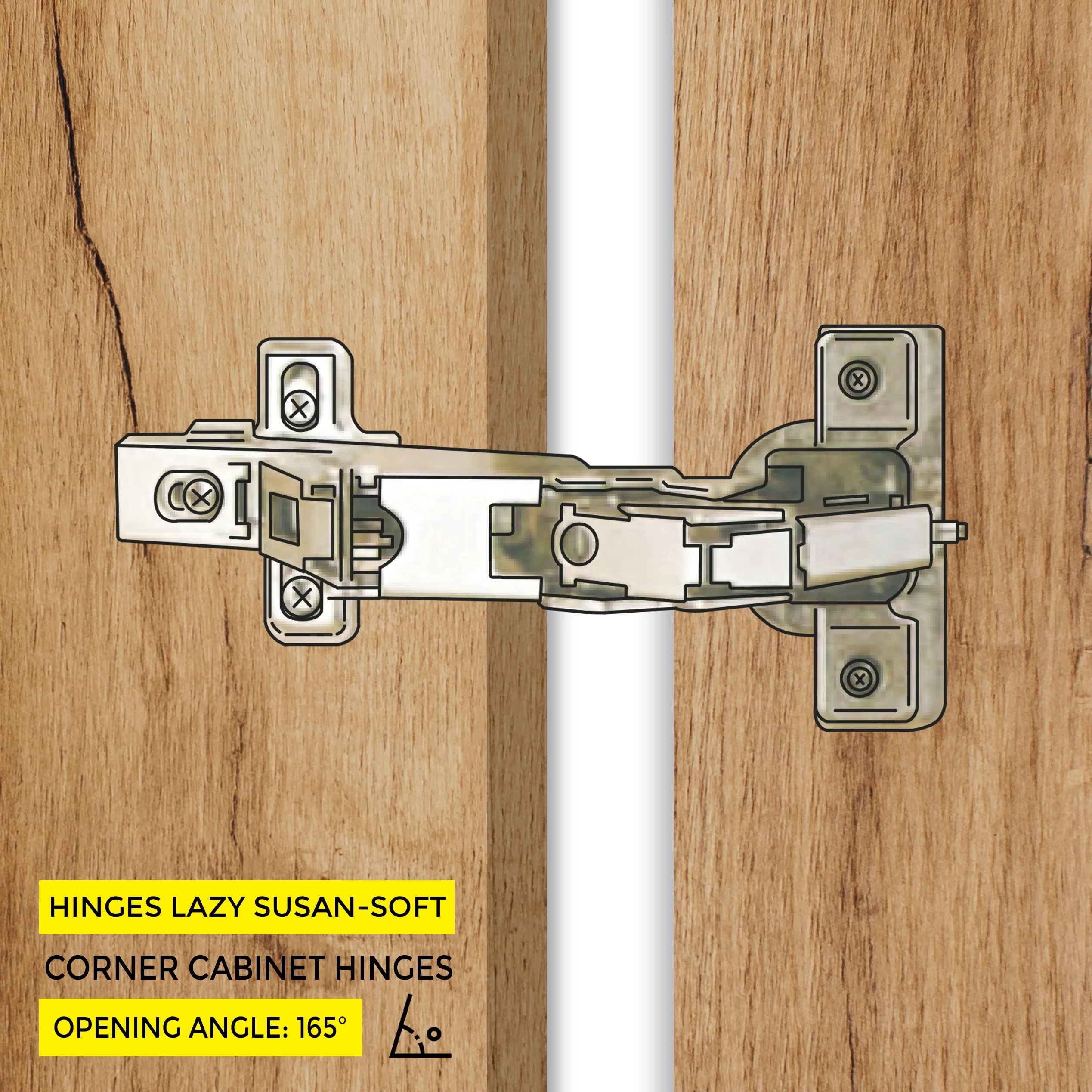 Soft-Close Hinge 165° Opening Angle - Image 7