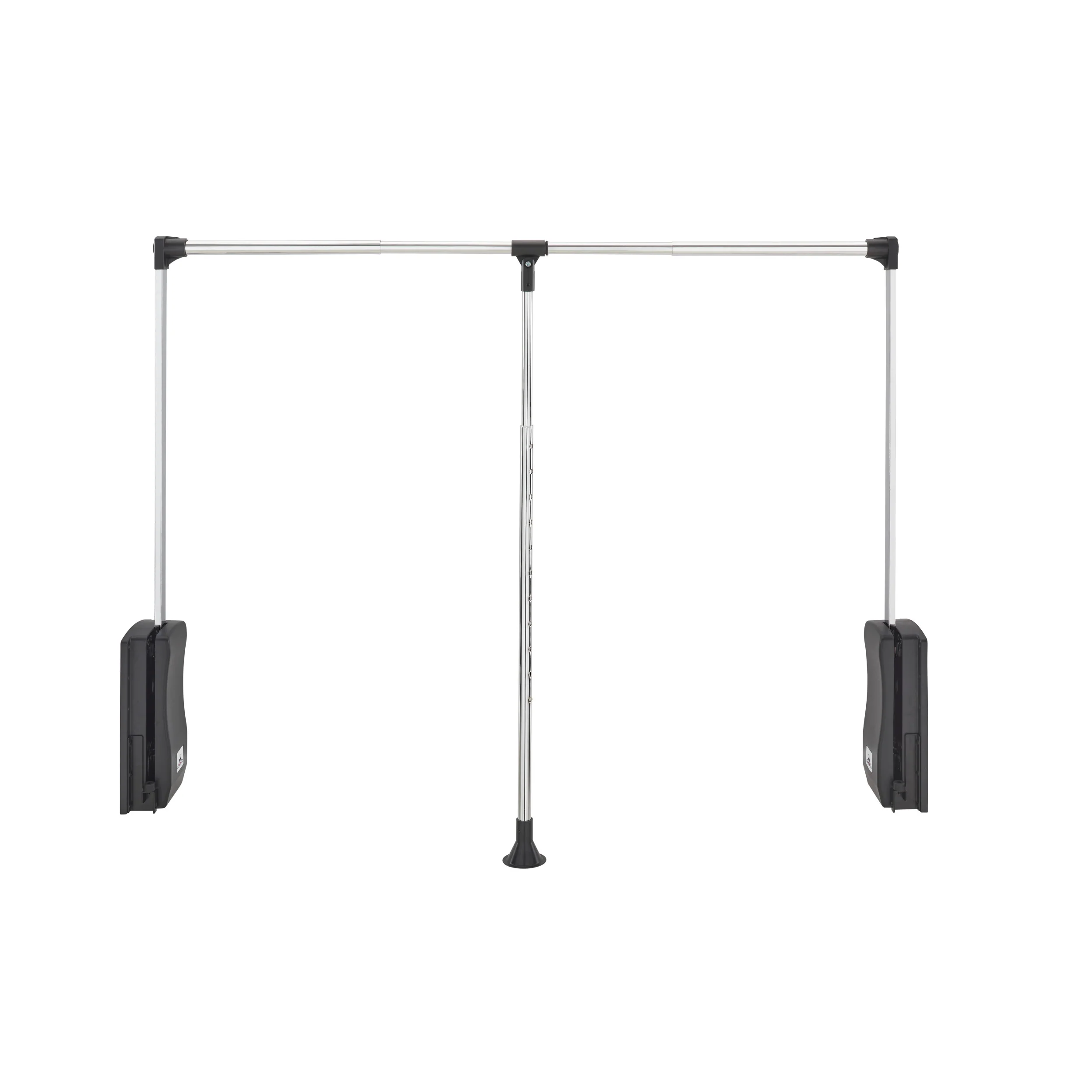 Adjustable Pull Down Closet Rod 35 in- 48 in Chrome 35 in (889 mm) W x 4 in (102 mm) D x 34.75 in (883 mm) H - Image 3