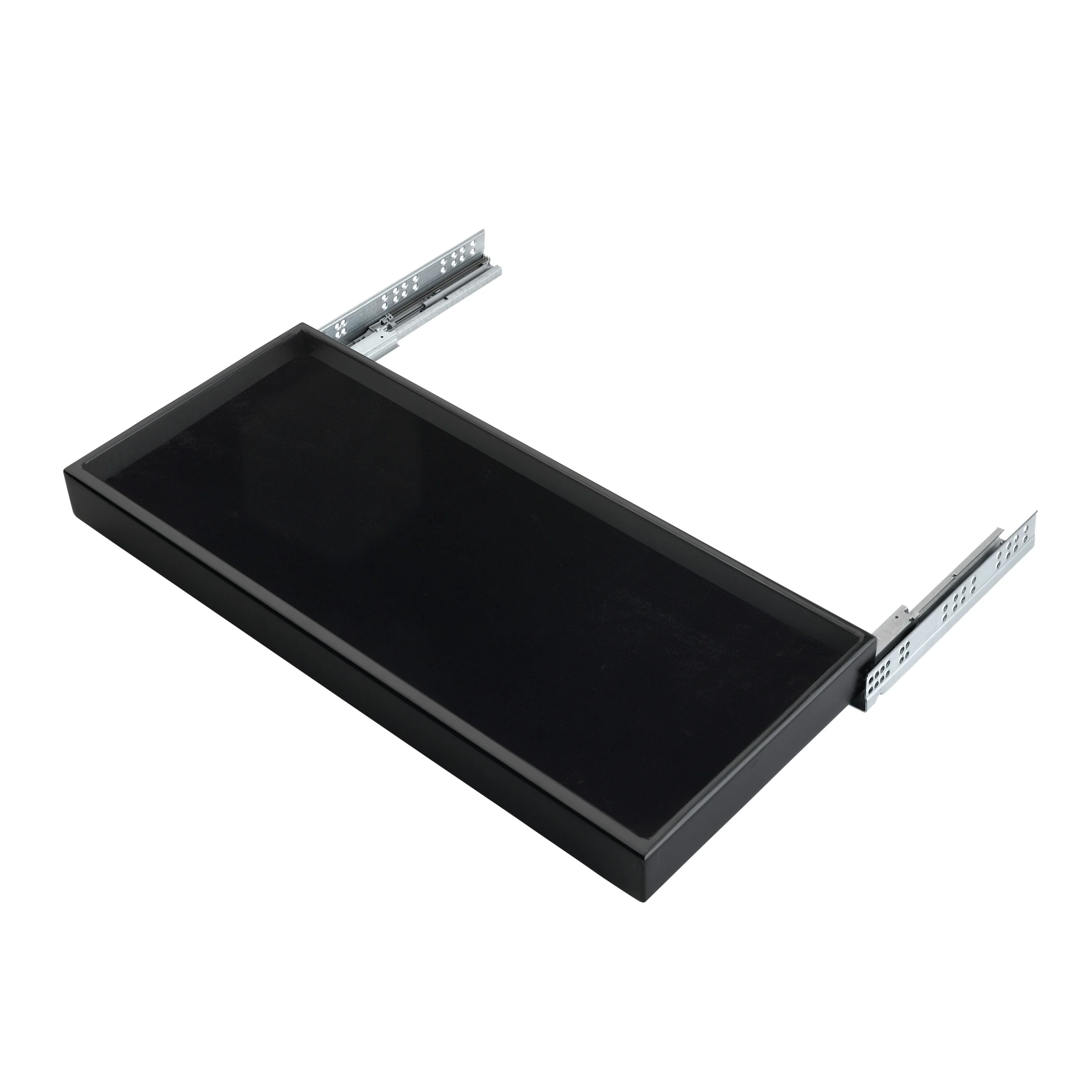 18 in Black Small Undermount Jewelry Drawer Black 18 in (457 mm) W x 14 in (356 mm) D x 3.13 in (80 mm) H - Image 2