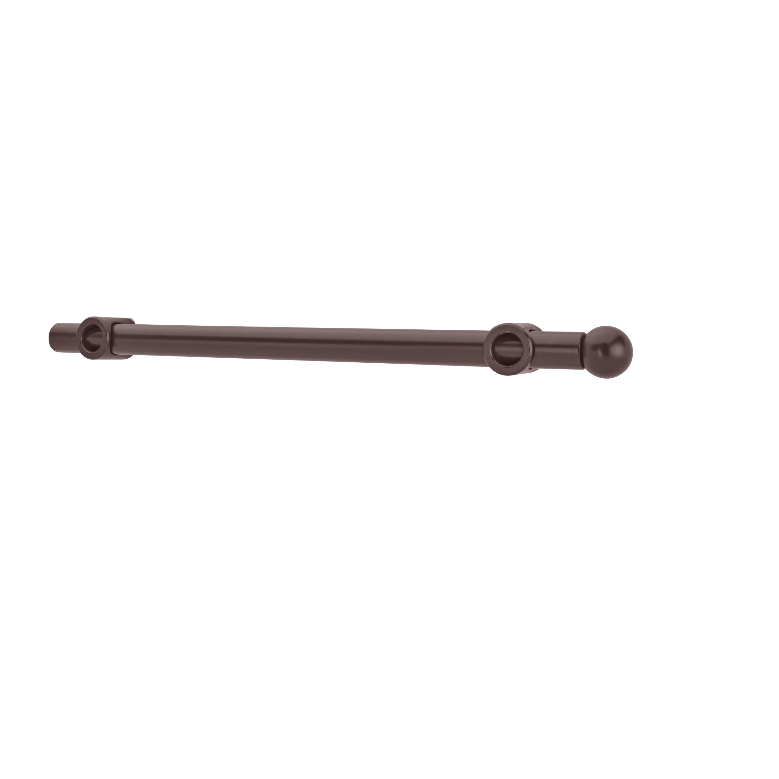 14 in Satin Nickel Designer Valet Rod Satin Nickel  1.25 in (32 mm) W x 13.88 in (353 mm) D x 1.13 in (29 mm) H - Image 4