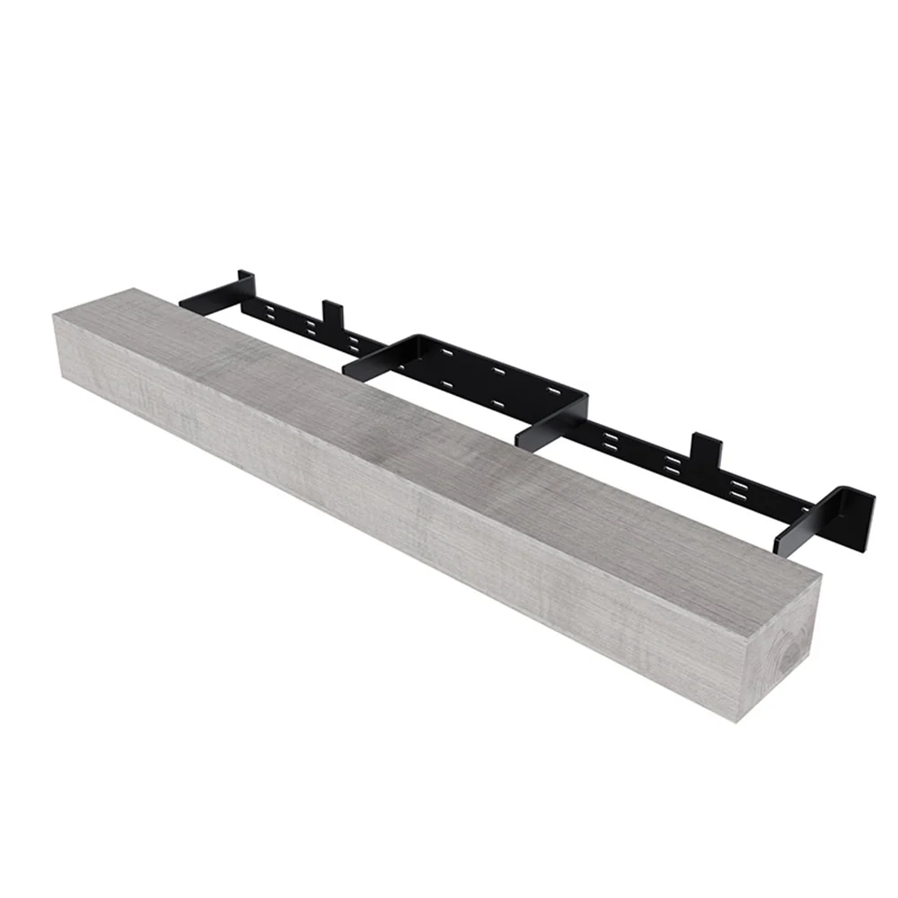 Floating Fireplace Mantel Kit - 48 x 8 x 8 - Victorian Grey | Federal Brace