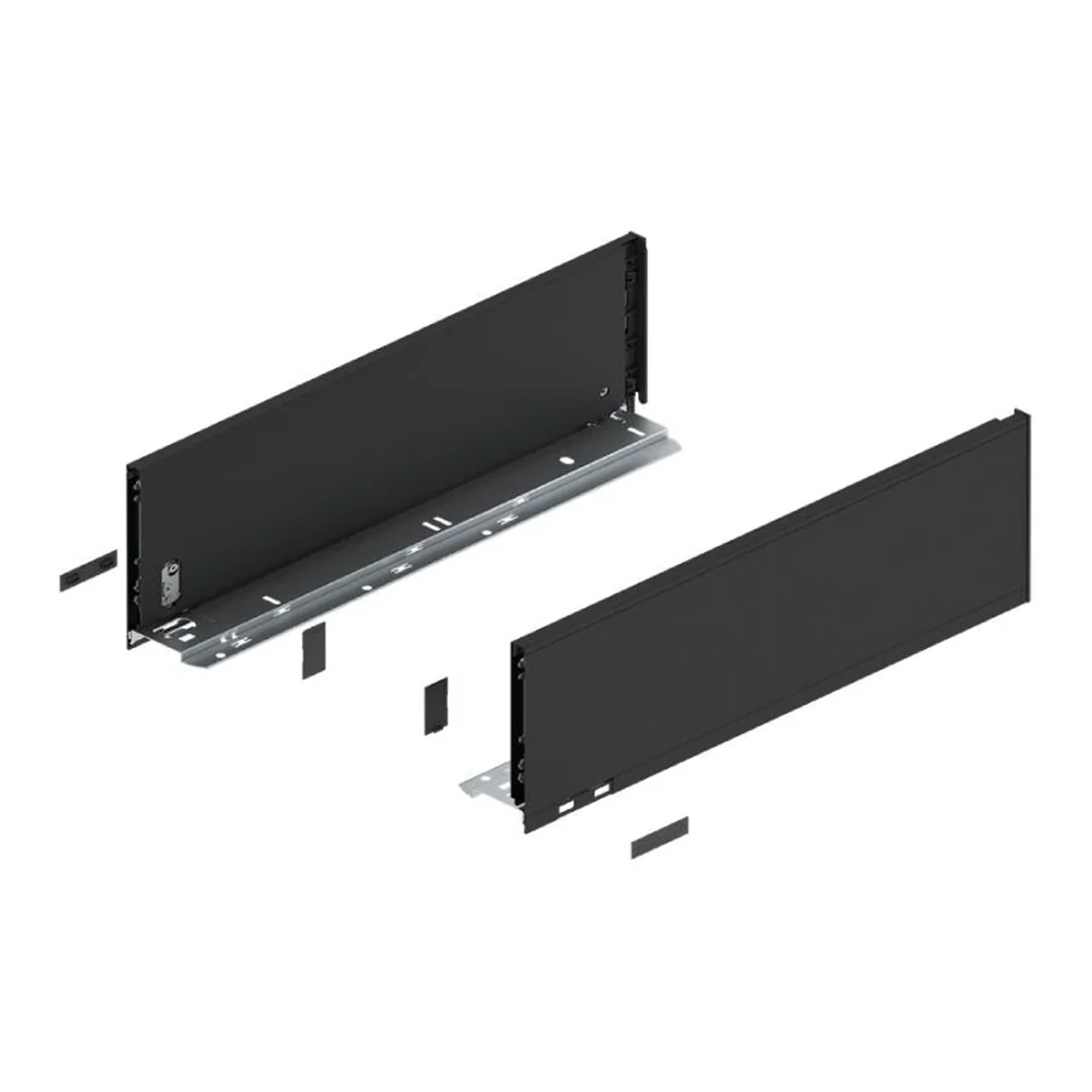 Blum LEGRABOX C-Height Drawer Box Kit Matte Black 170 LB