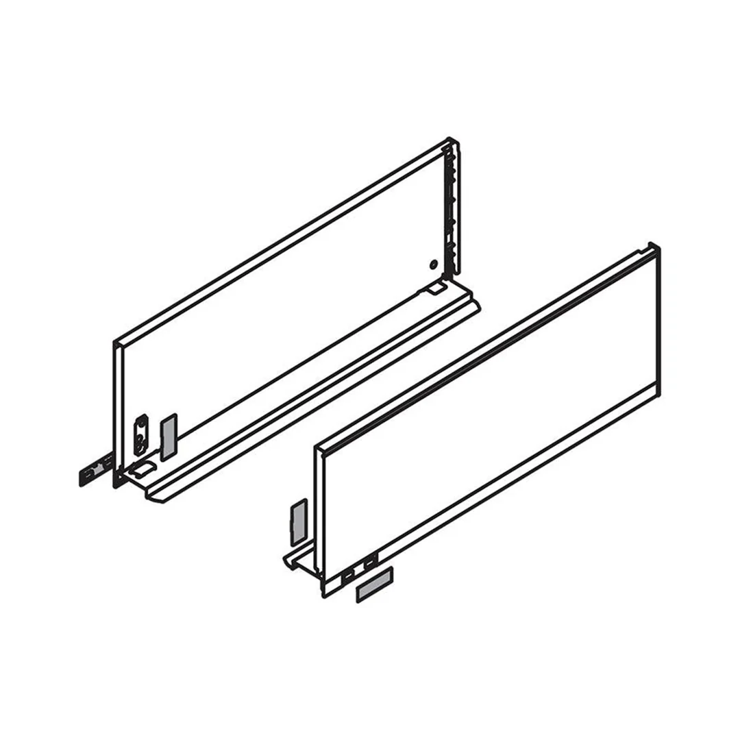 Blum LEGRABOX C-Height Drawer Box Kit Matte Black 170 LB - Image 6