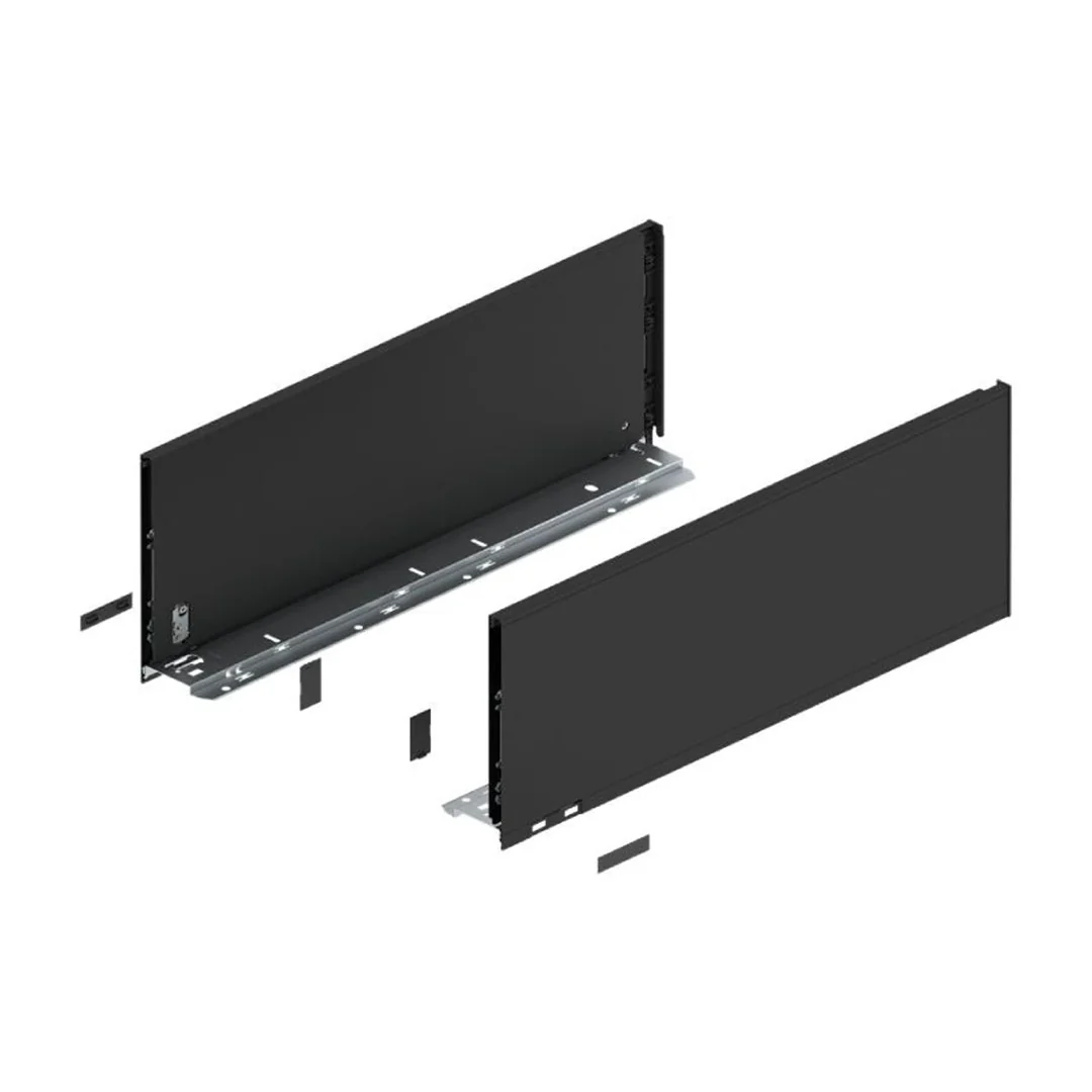 Blum LEGRABOX F-Height Drawer Box Kit Matte Black 170 LB - Image 2