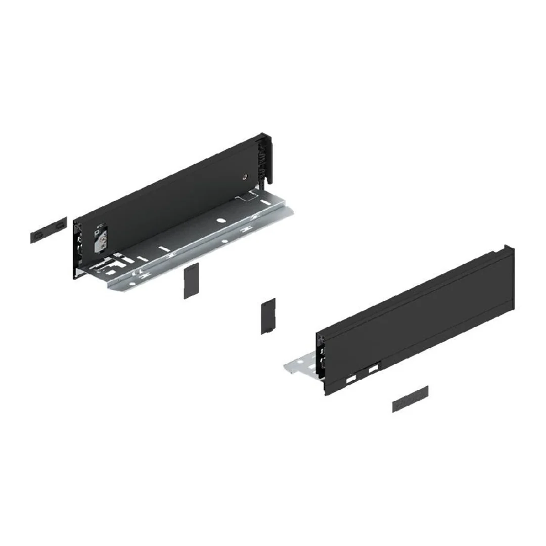 Blum LEGRABOX M-Height Drawer Box Kit Matte Black 125 LB - Image 4