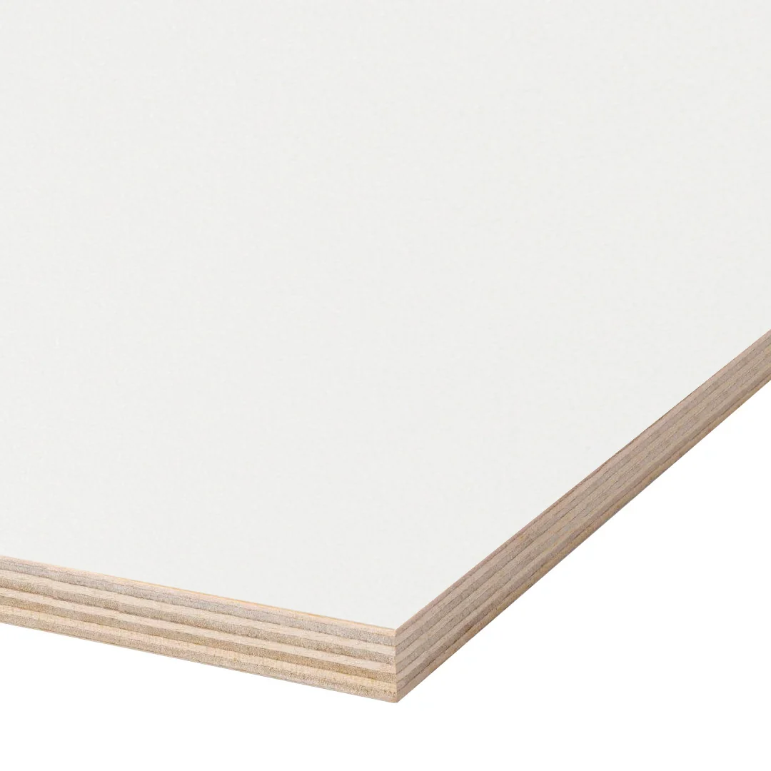 PLYWOOD PREMIUM LAMINATE WHITE 1S 3/4 4X8