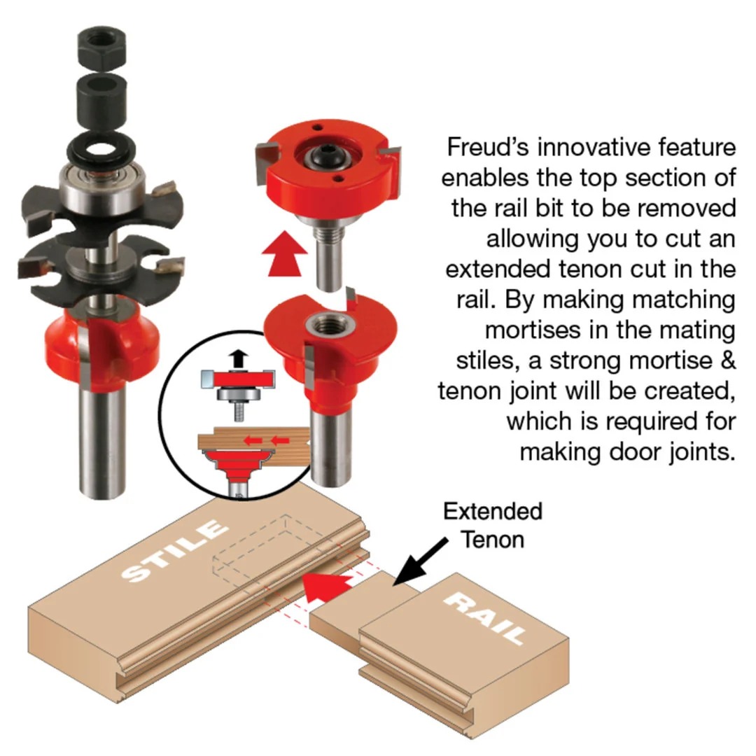 Premier Adjustable Rail & Stile Bit - Image 12