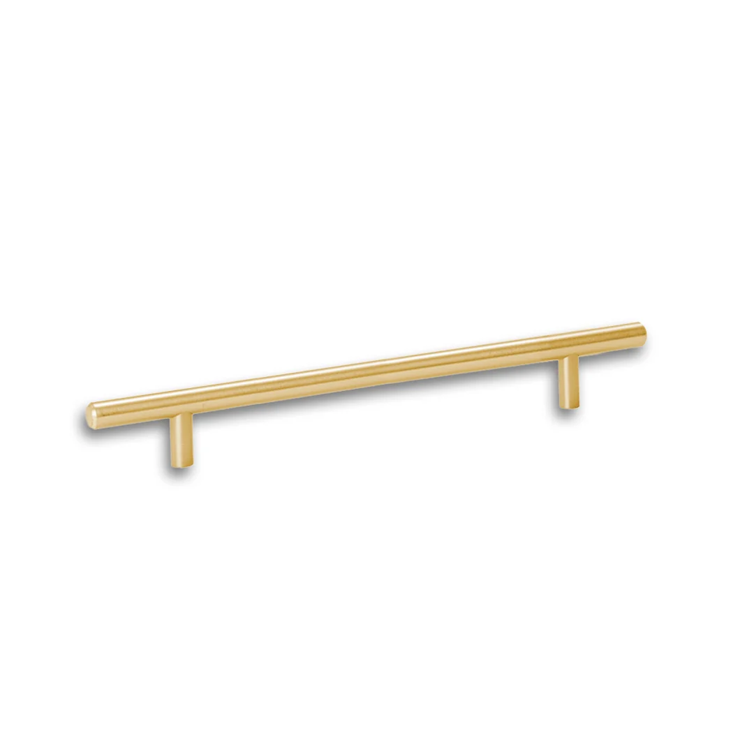 HANDLE BAR 9520 SERIES C/C 7" O/A 10" SATIN BRASS - Image 3
